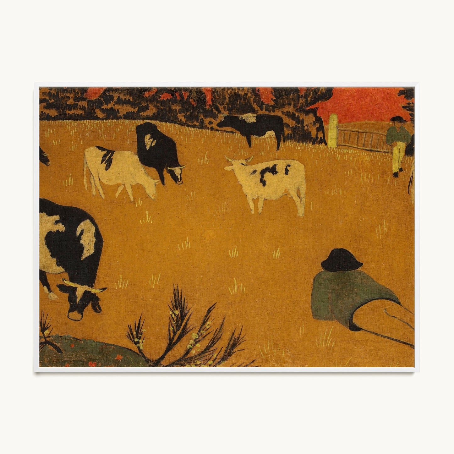 Breton Panel with Cows