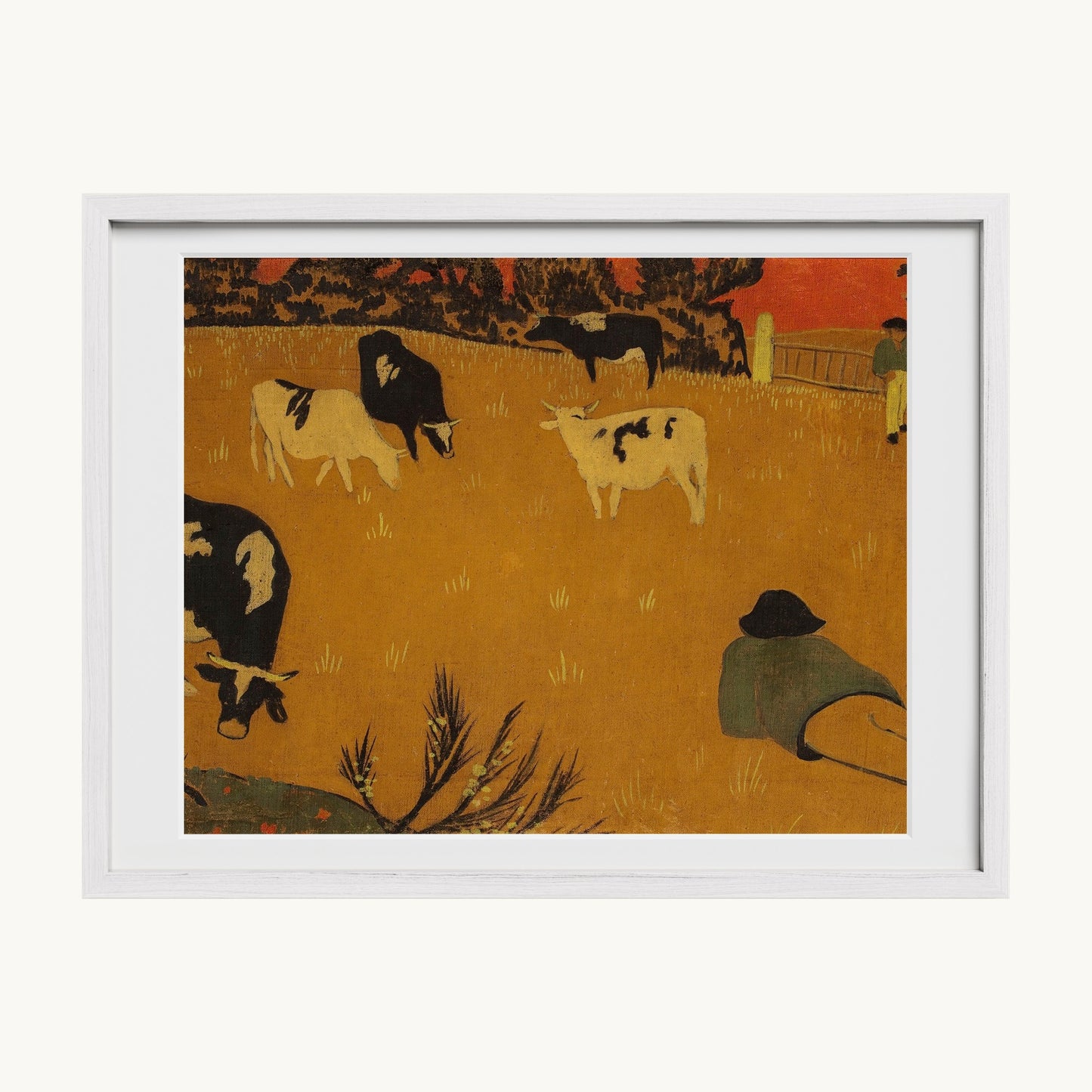 Breton Panel with Cows