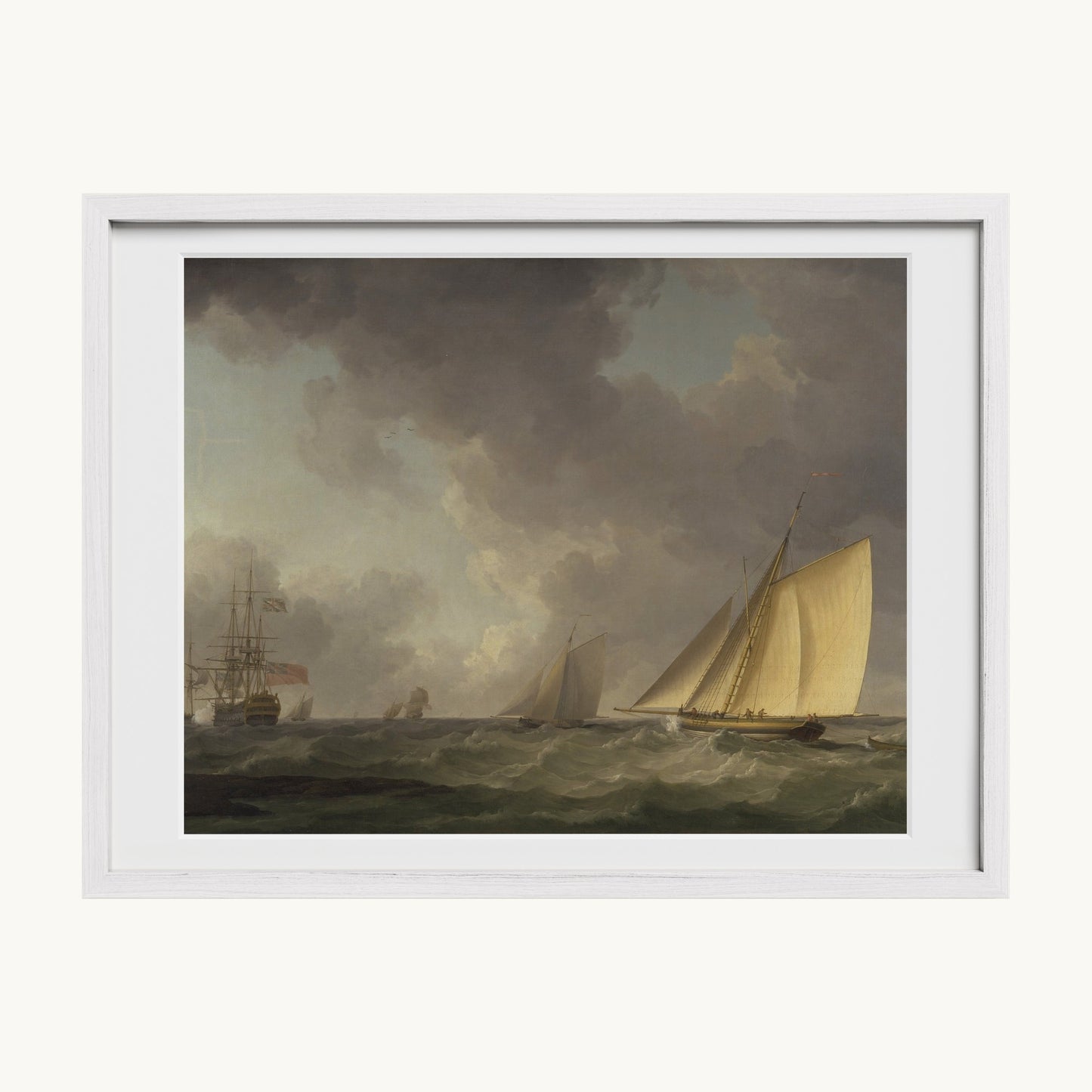 Cutter Close Hauled in a Fresh Breeze