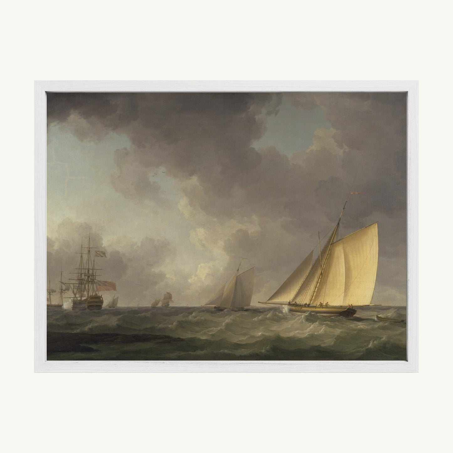 Cutter Close Hauled in a Fresh Breeze