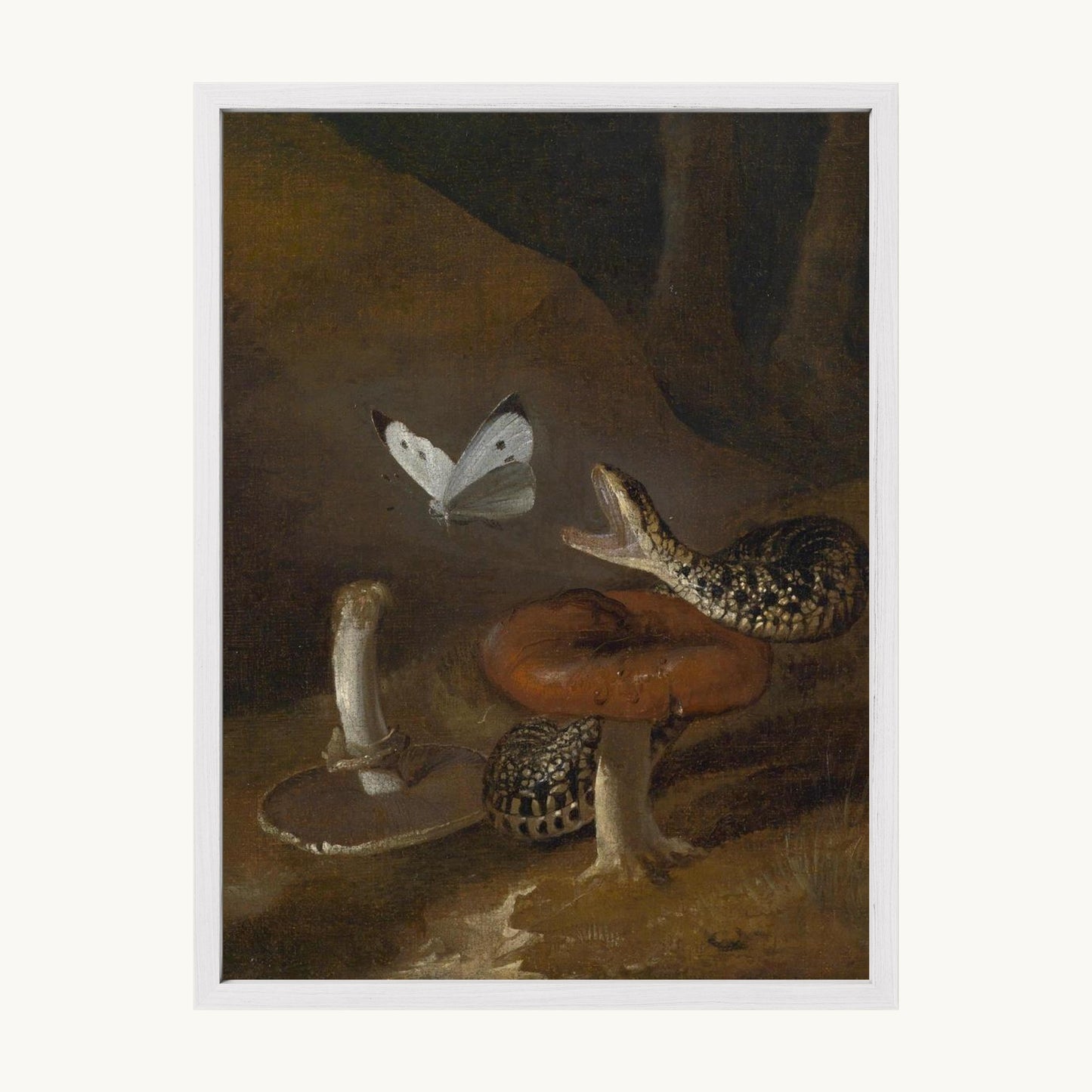 A Sous-bois Still Life with a Snake