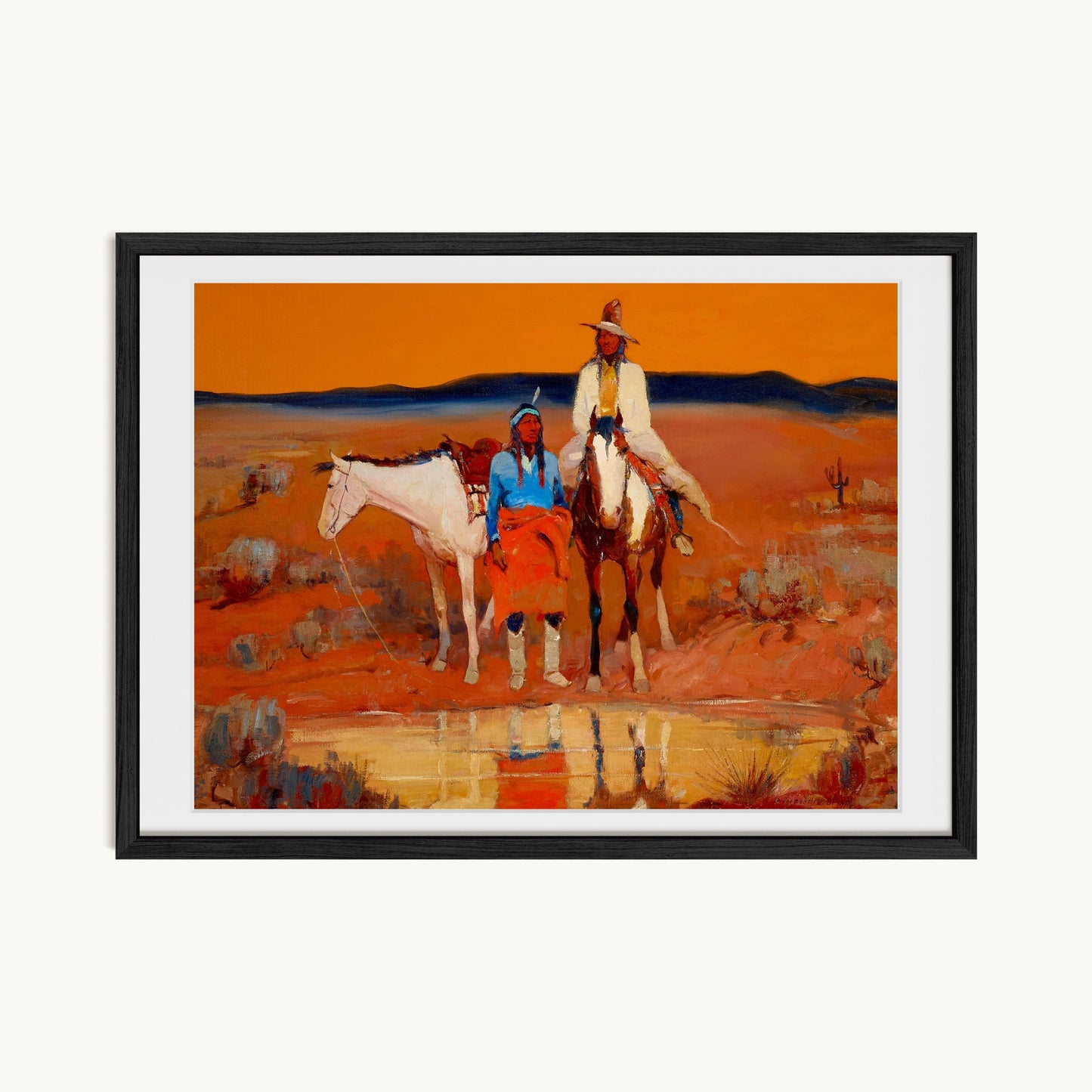 Apache at Watering Hole