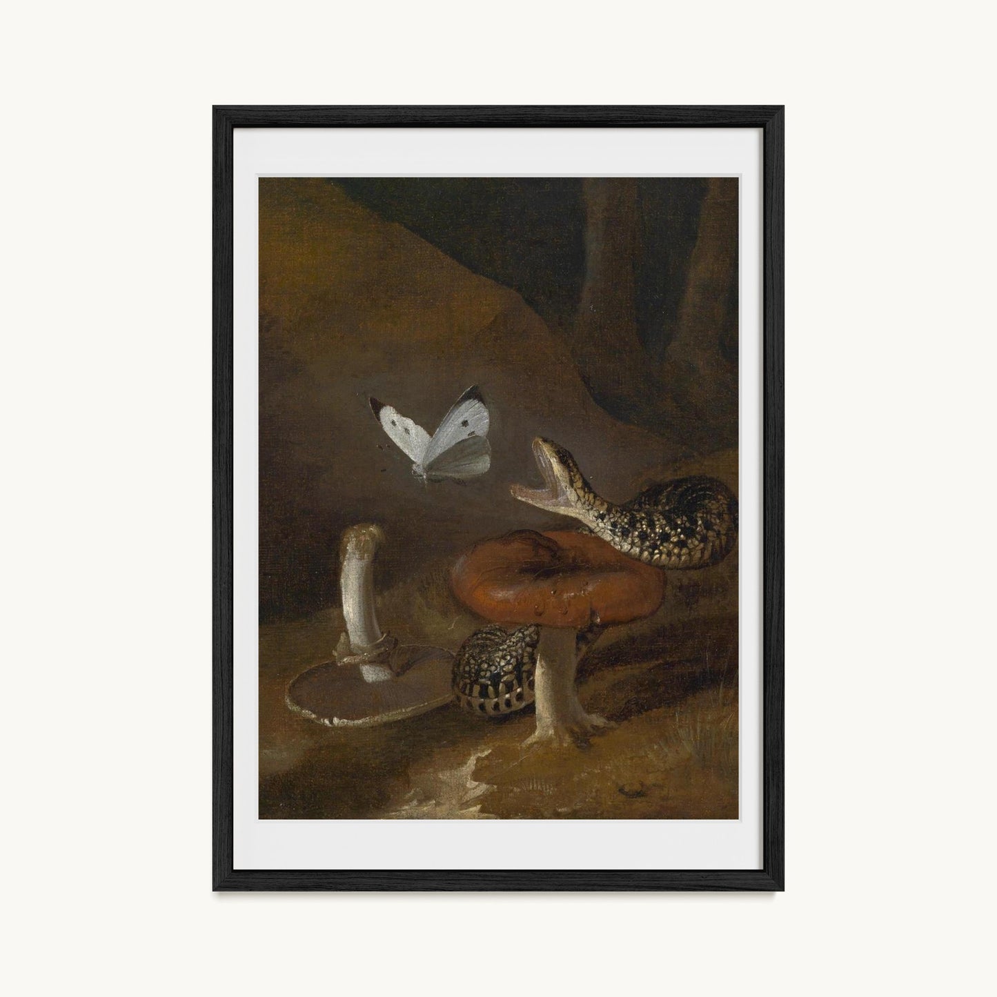 A Sous-bois Still Life with a Snake