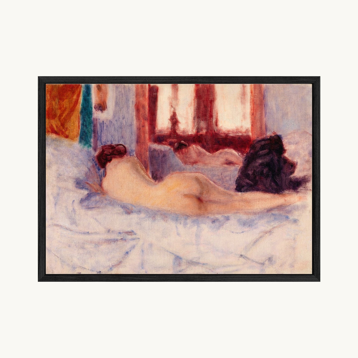 A Reclining Nude before a Mirror