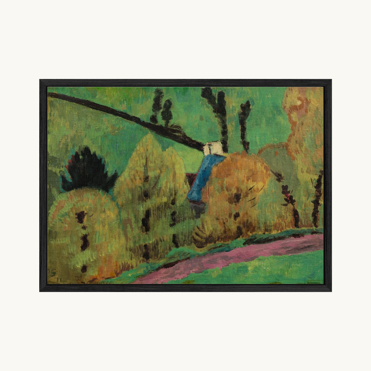 Chemin rose à Châteauneuf-du-Faou