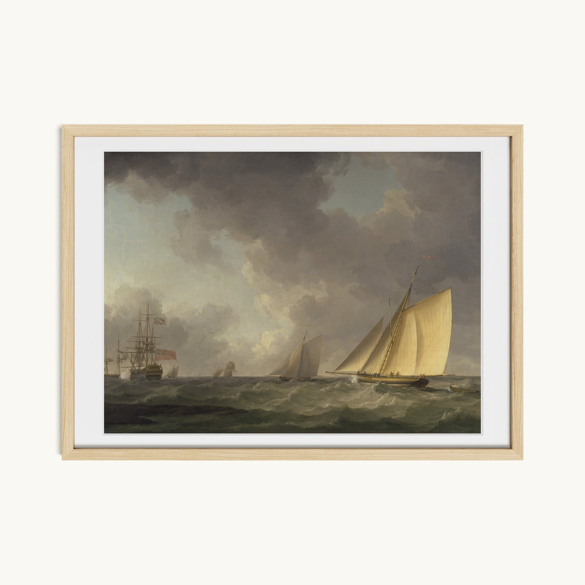 Cutter Close Hauled in a Fresh Breeze