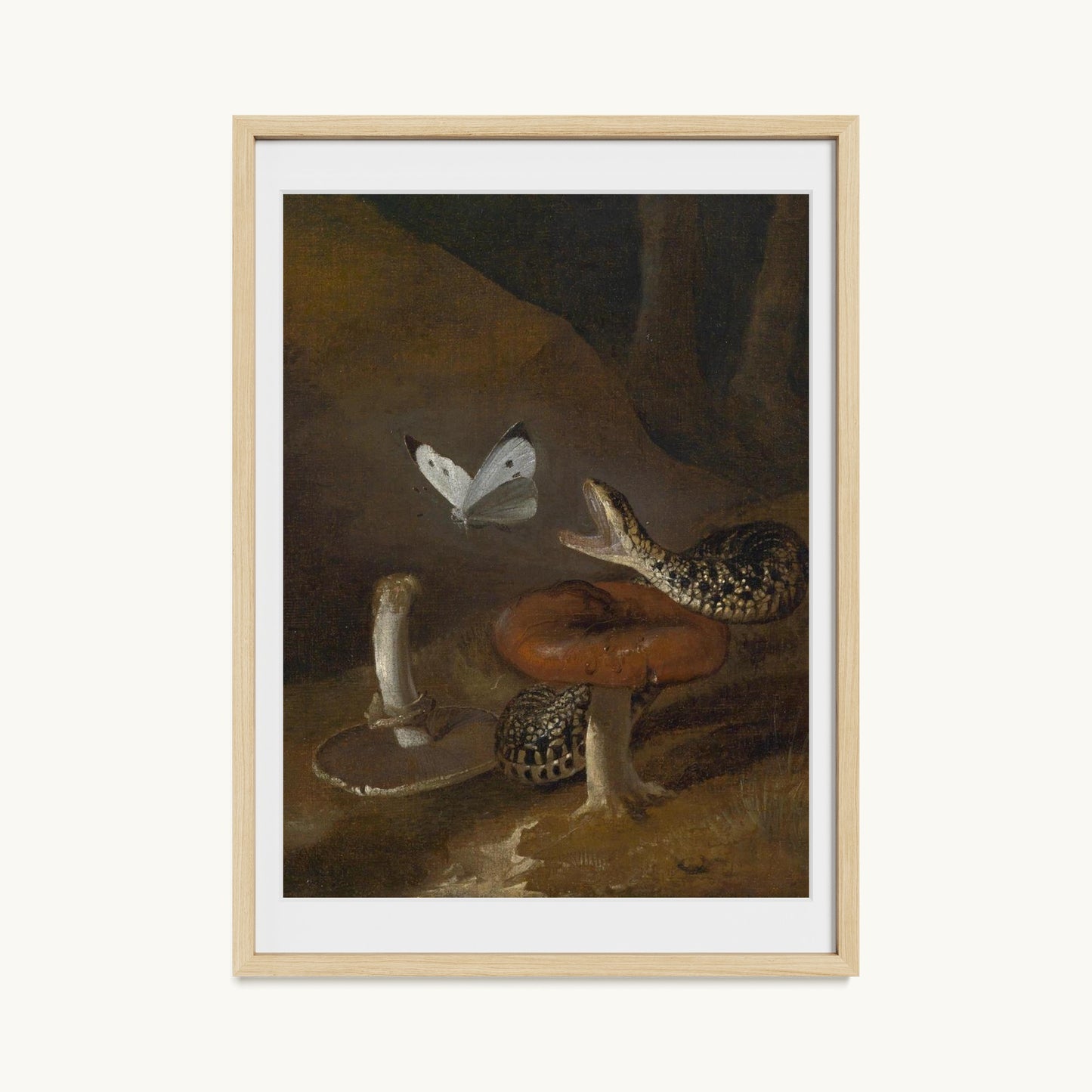 A Sous-bois Still Life with a Snake