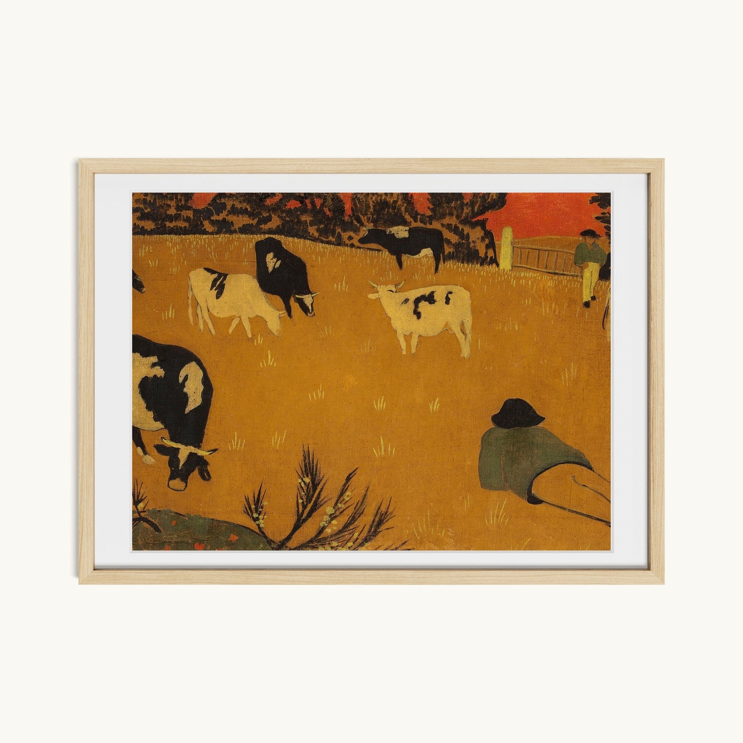Breton Panel with Cows