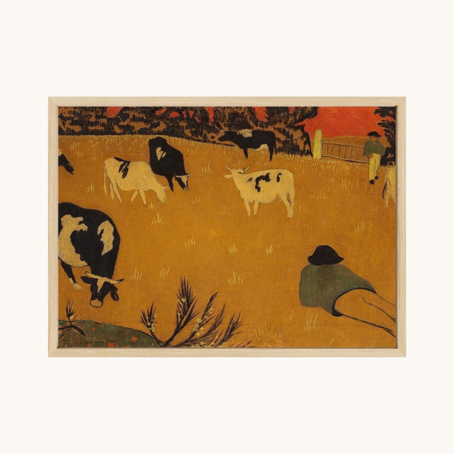 Breton Panel with Cows