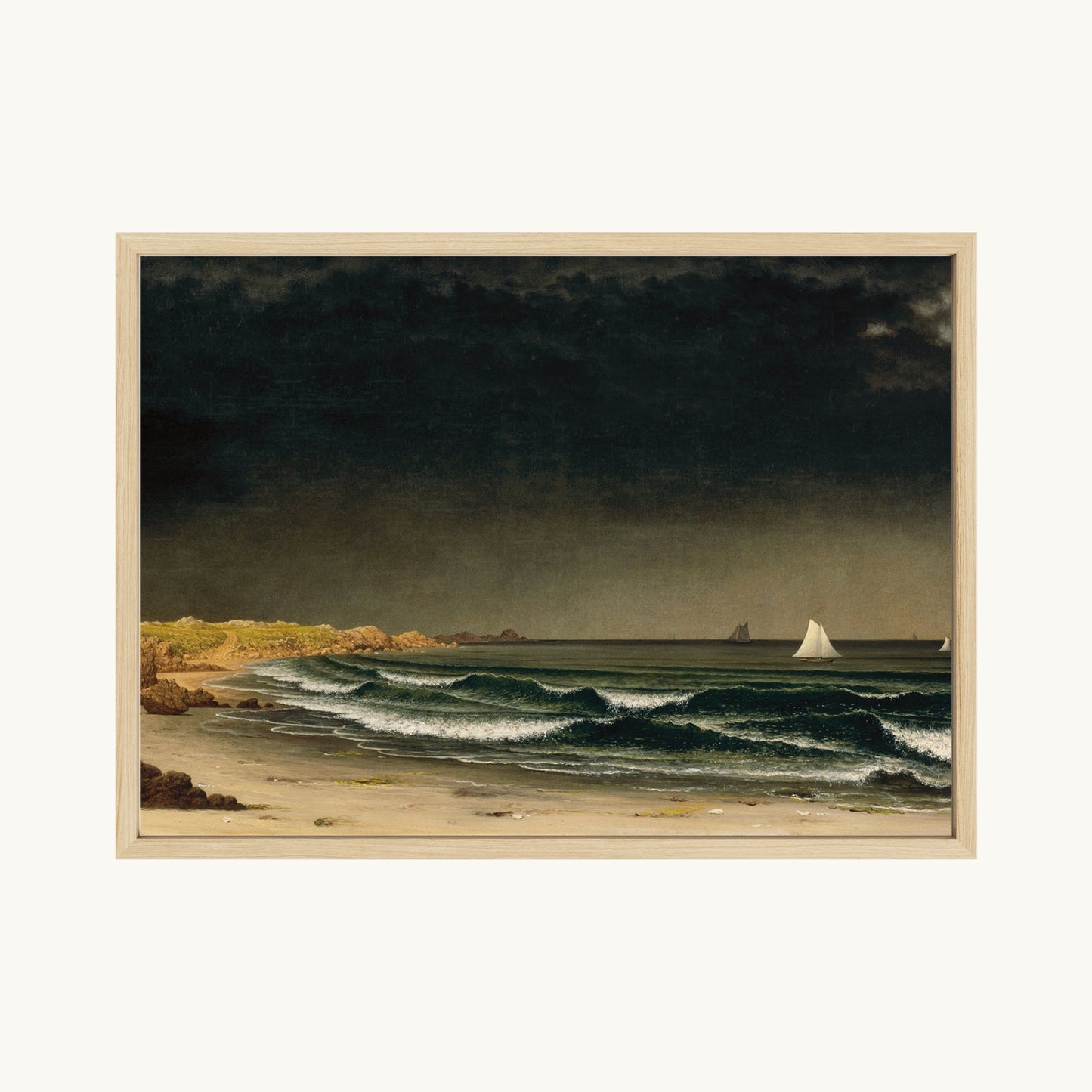 Approaching Storm, Beach near Newport