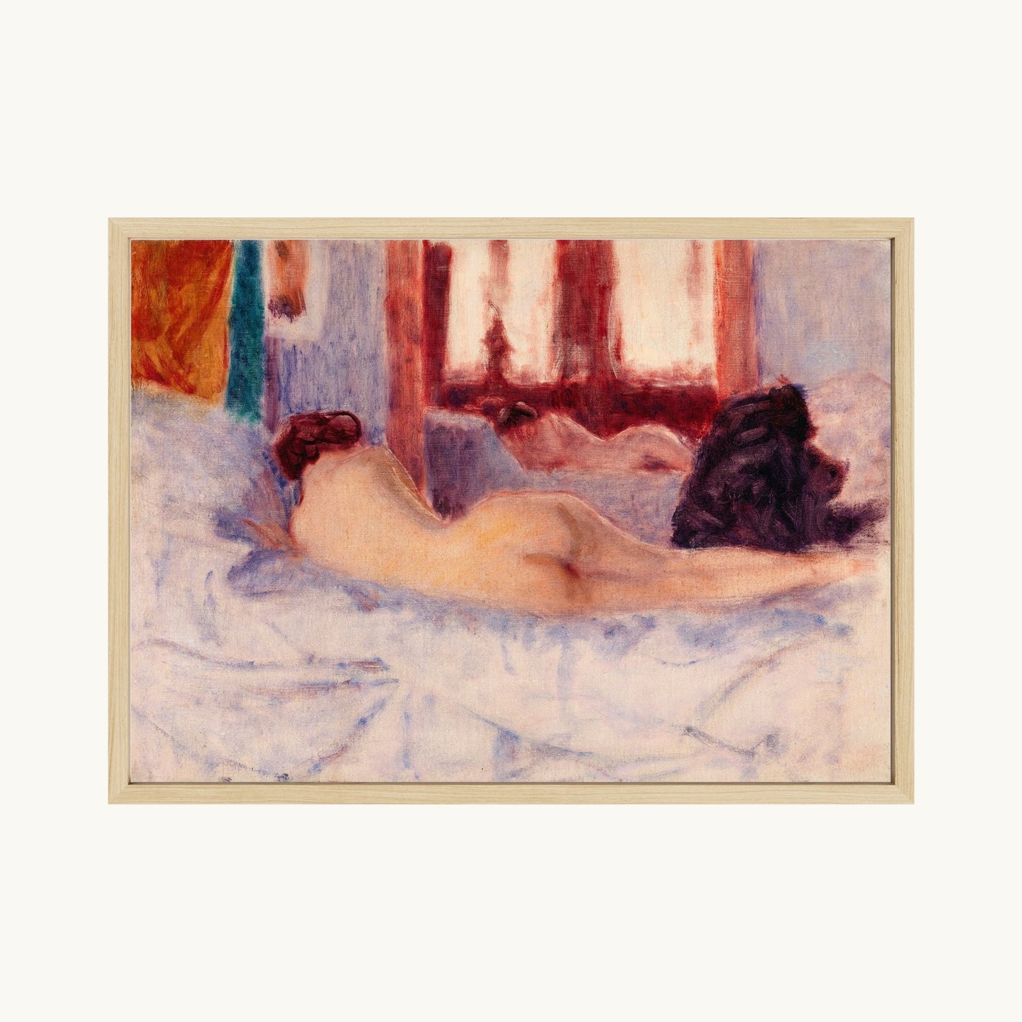 A Reclining Nude before a Mirror