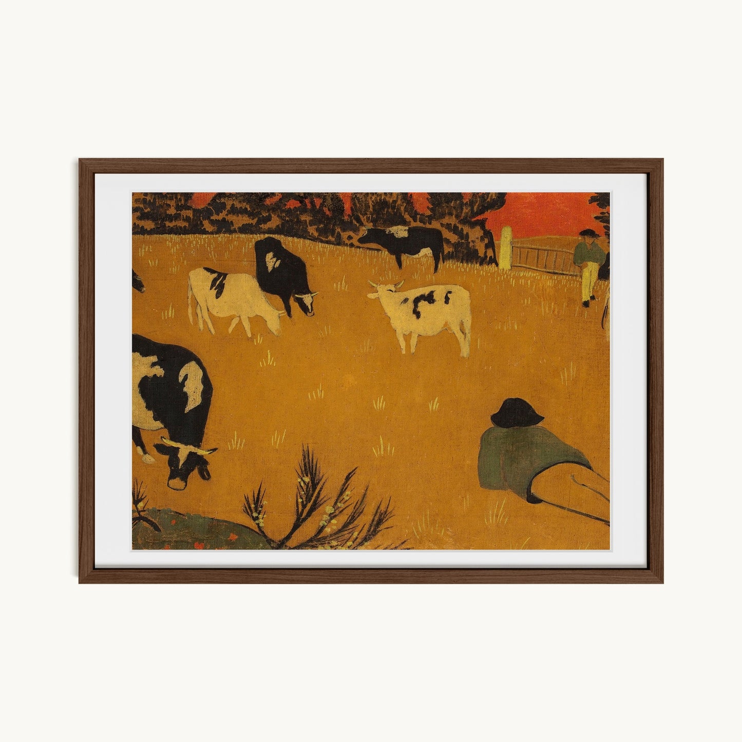 Breton Panel with Cows