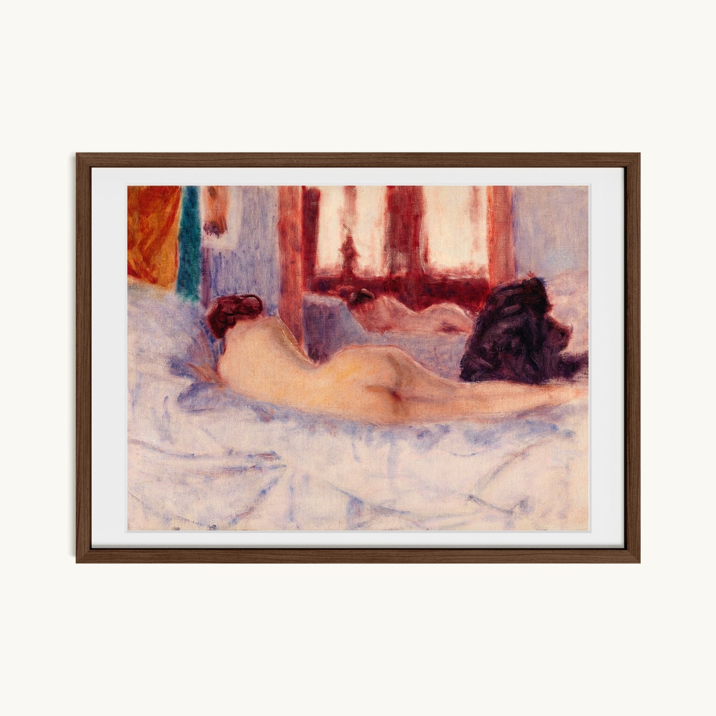 A Reclining Nude before a Mirror