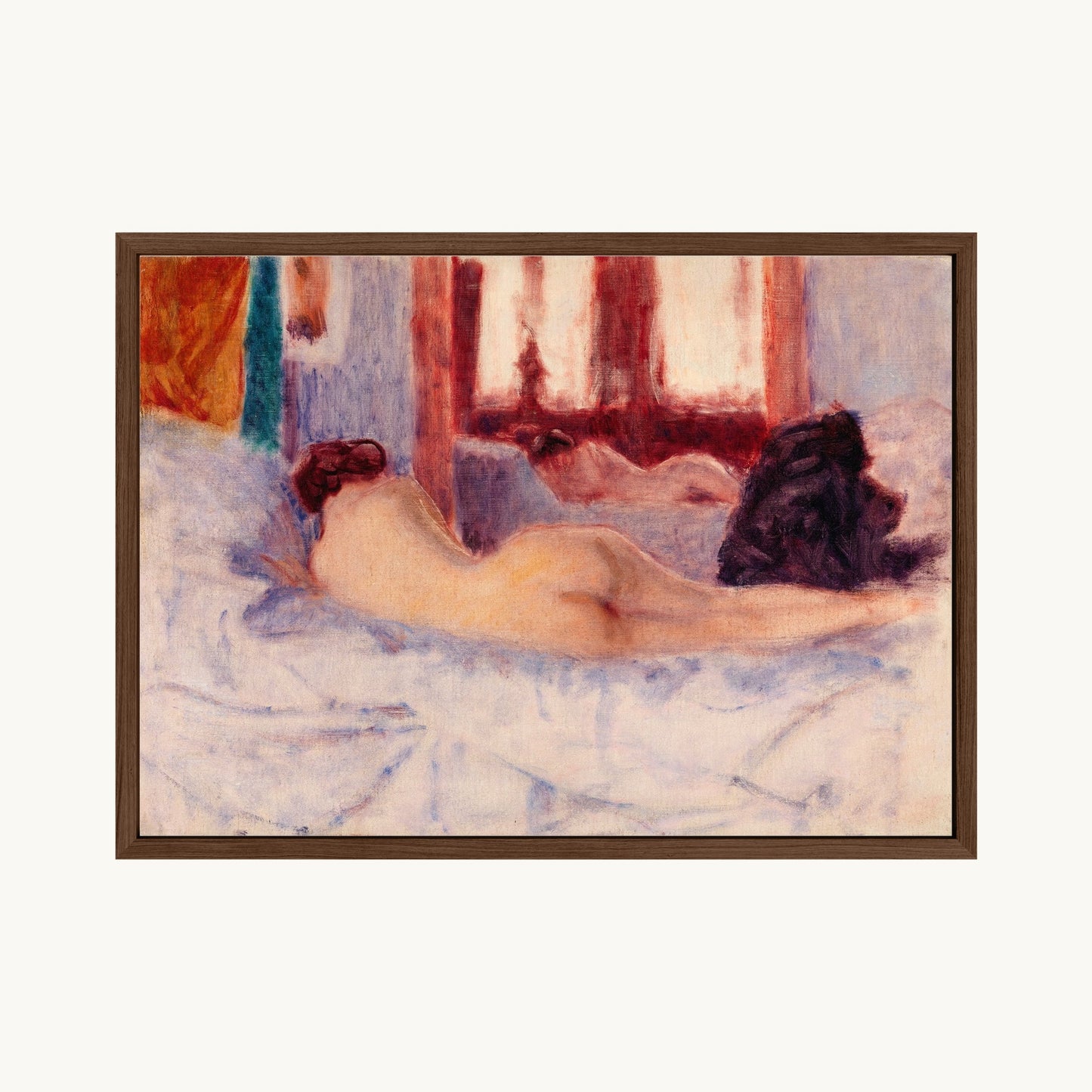 A Reclining Nude before a Mirror