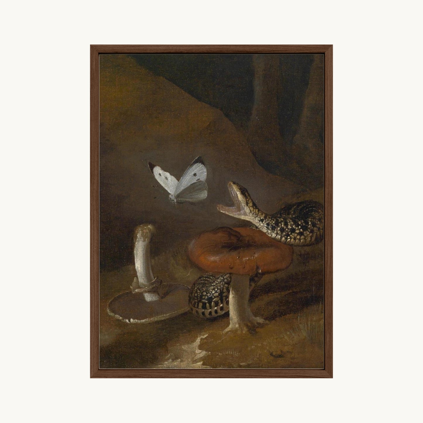 A Sous-bois Still Life with a Snake