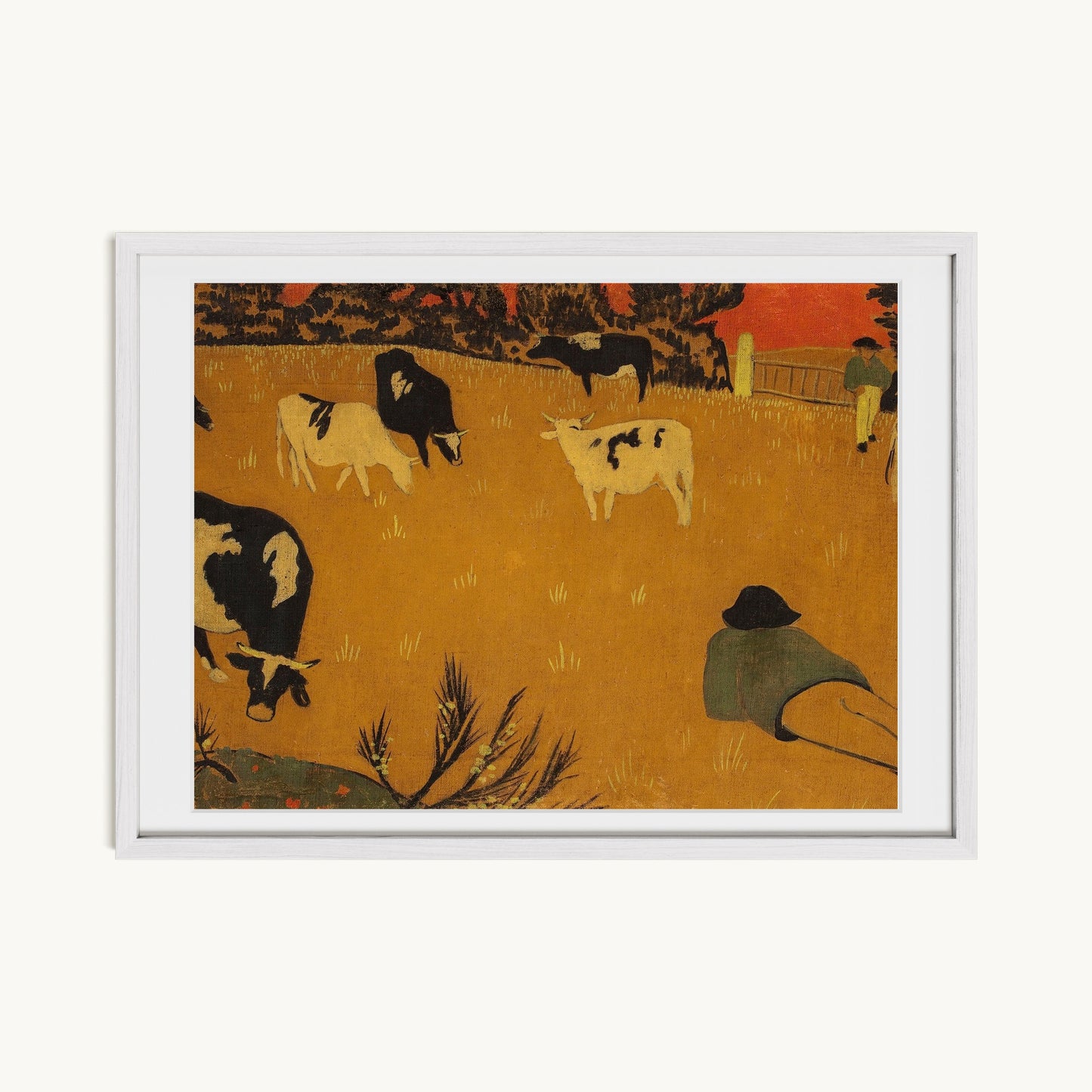 Breton Panel with Cows