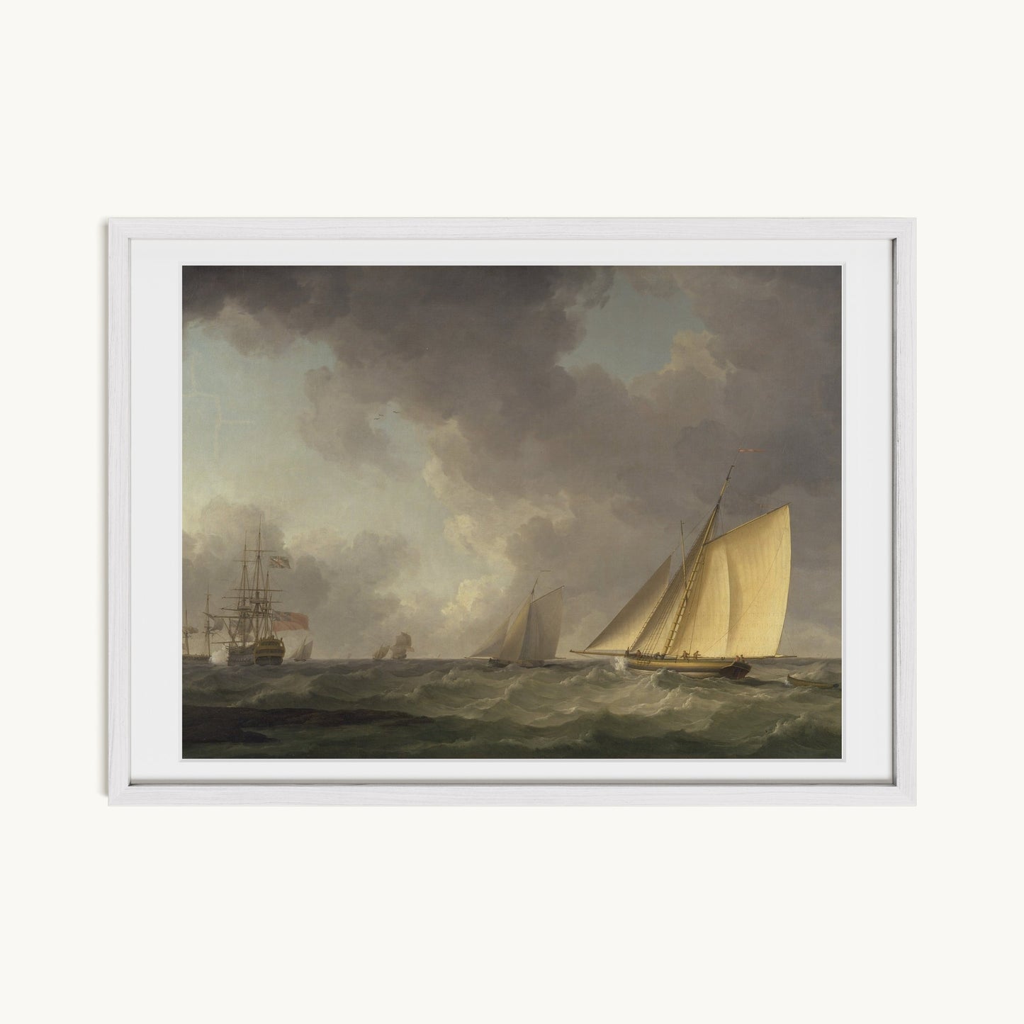 Cutter Close Hauled in a Fresh Breeze