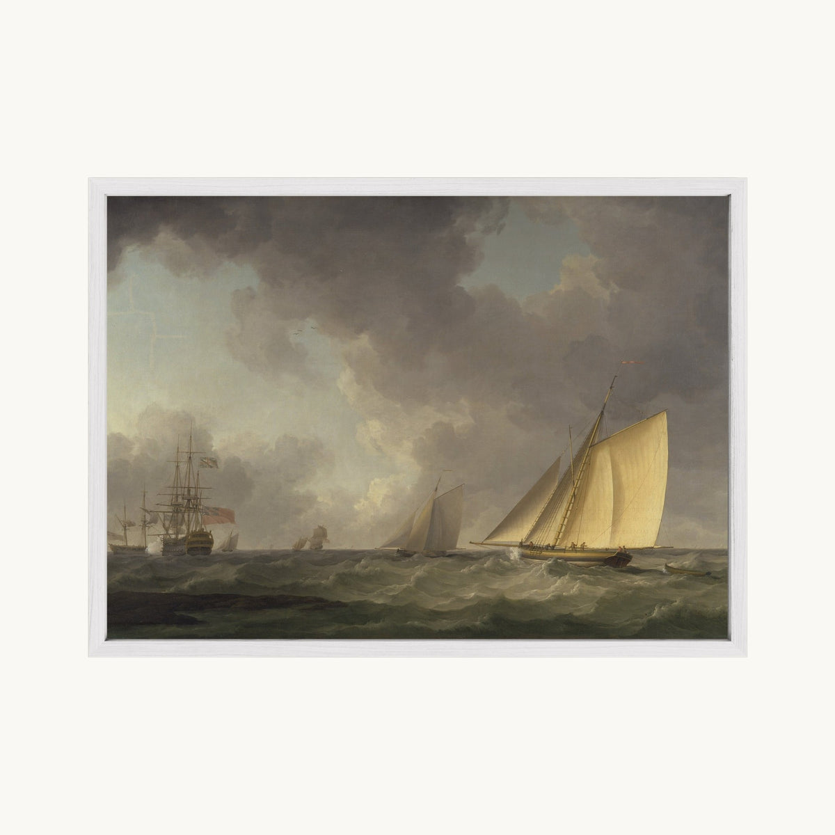Cutter Close Hauled in a Fresh Breeze