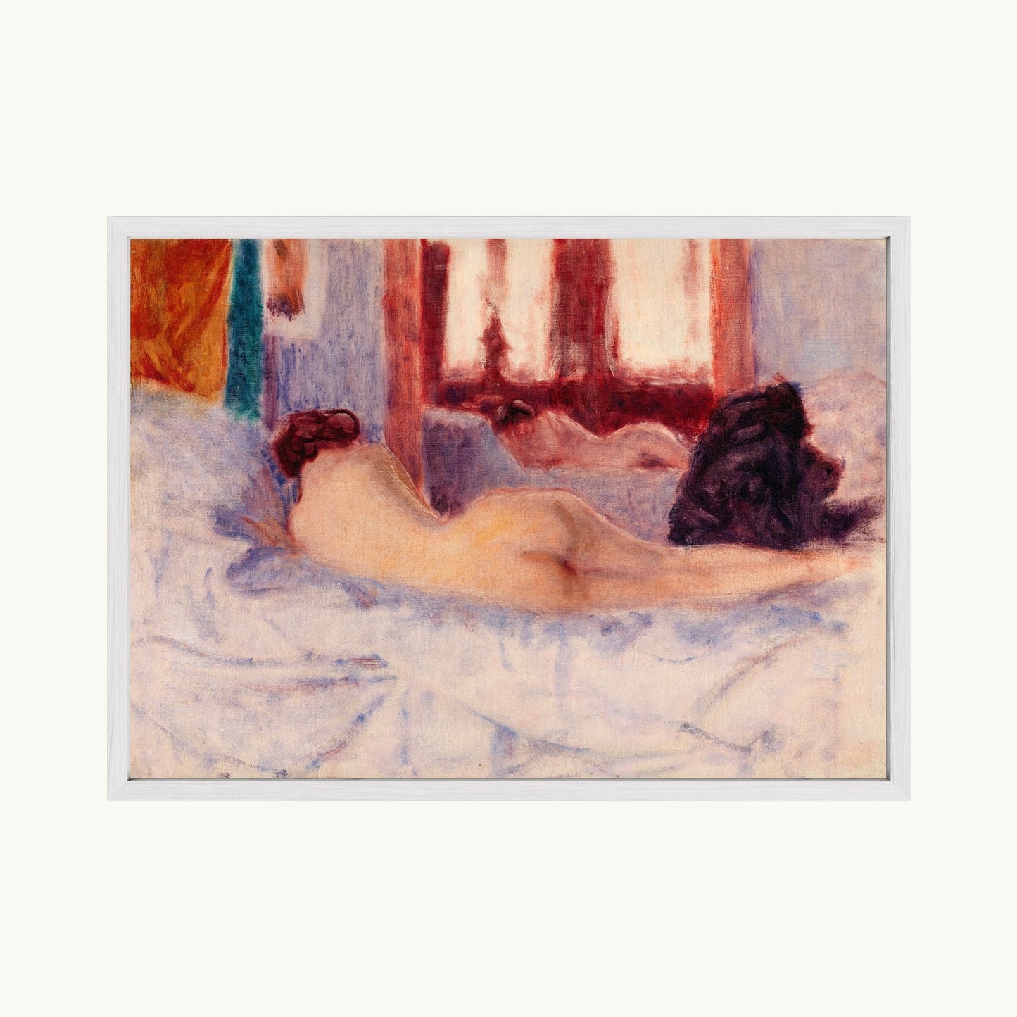 A Reclining Nude before a Mirror