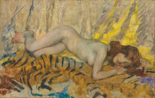Nude on a Tiger Skin