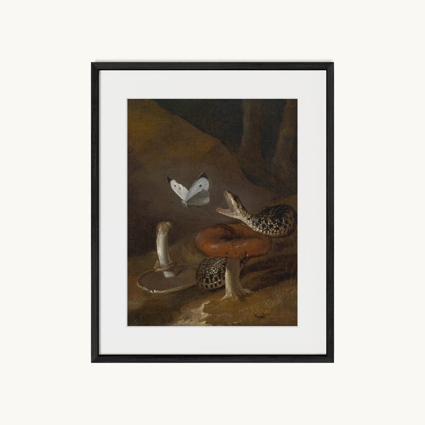 A Sous-bois Still Life with a Snake
