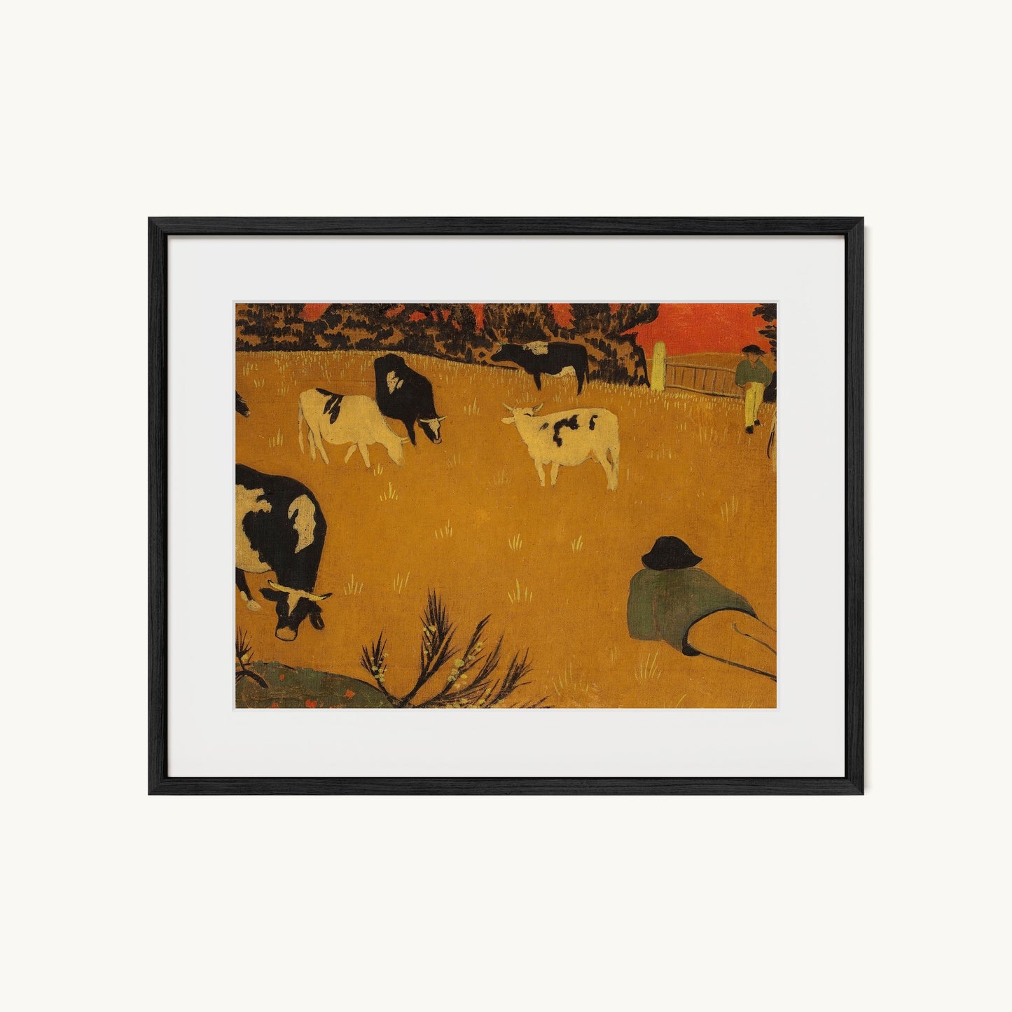 Breton Panel with Cows