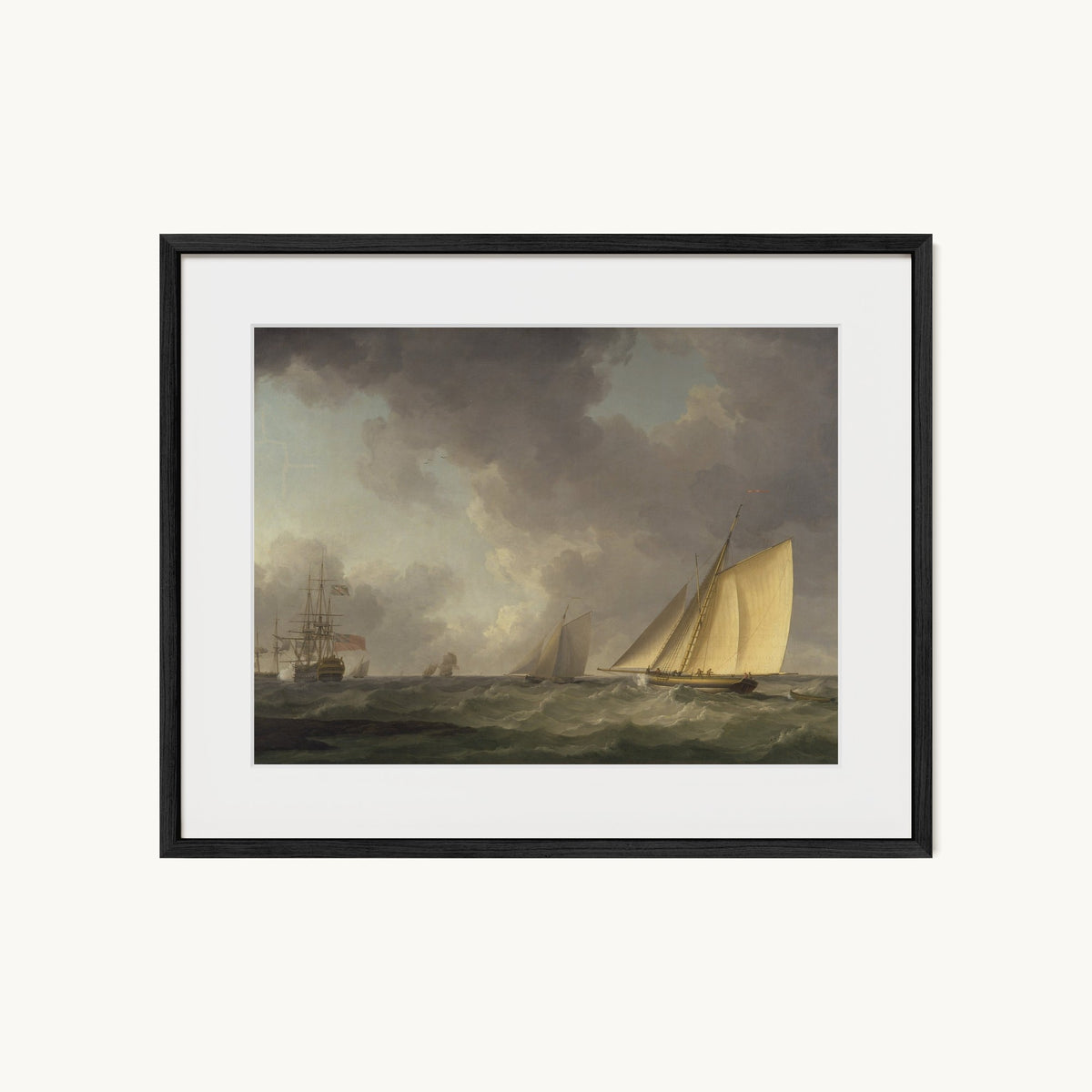 Cutter Close Hauled in a Fresh Breeze