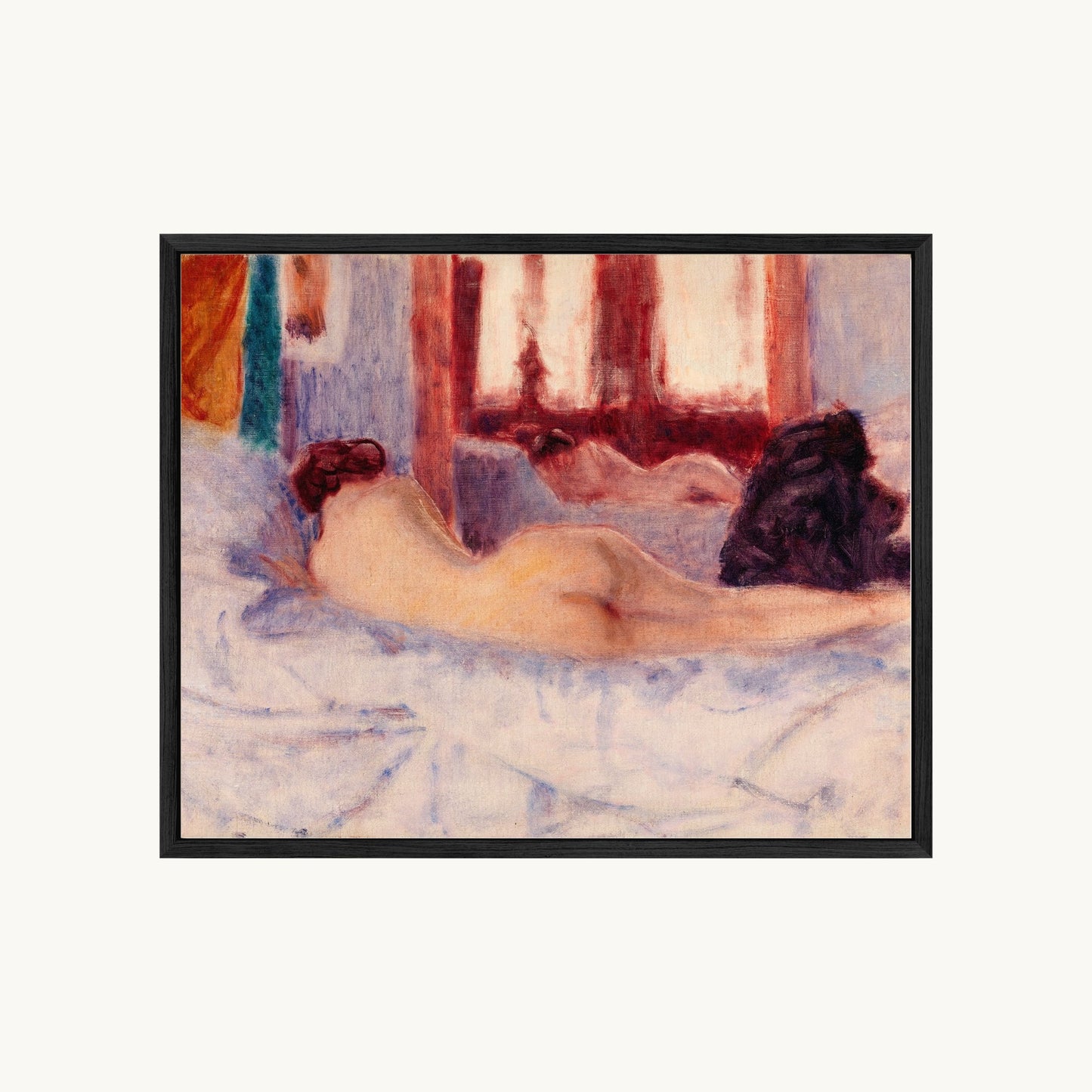 A Reclining Nude before a Mirror