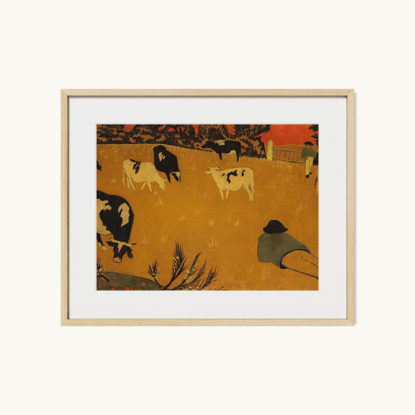Breton Panel with Cows