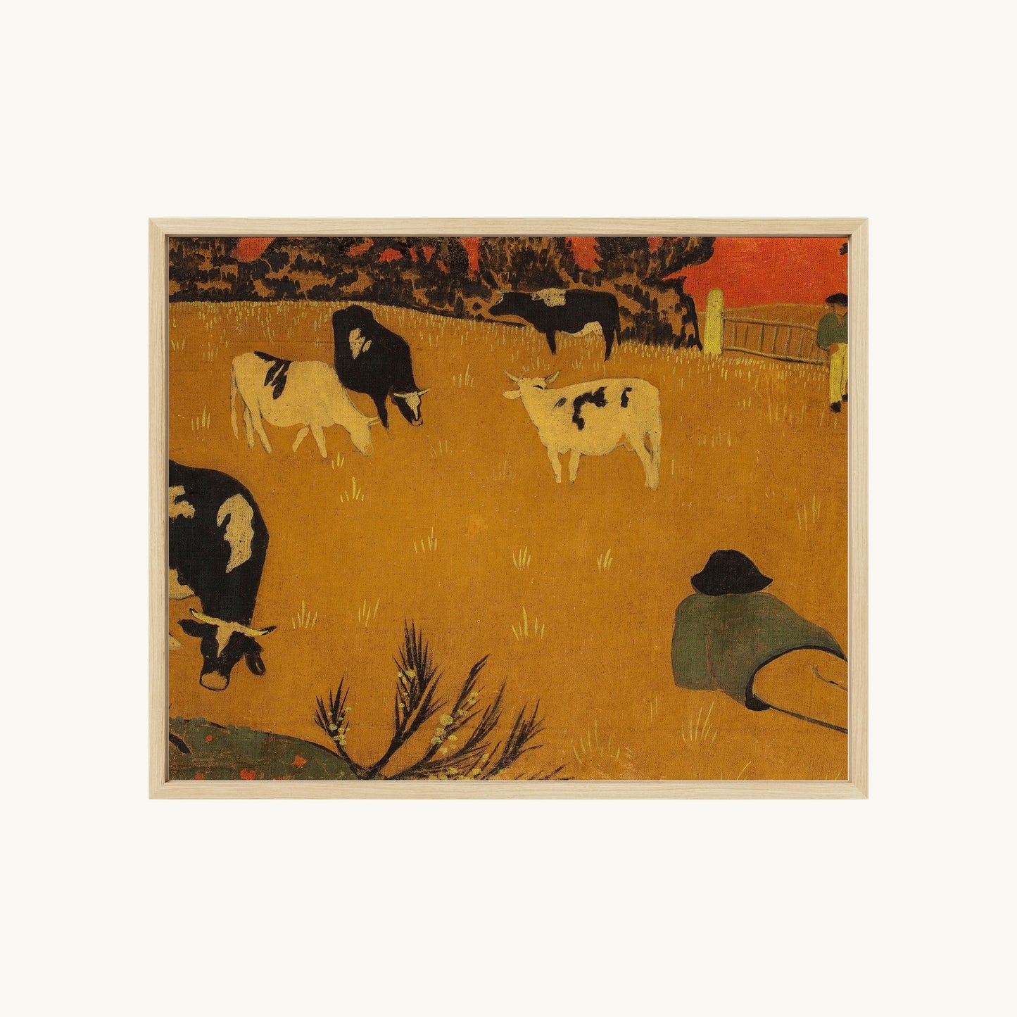 Breton Panel with Cows