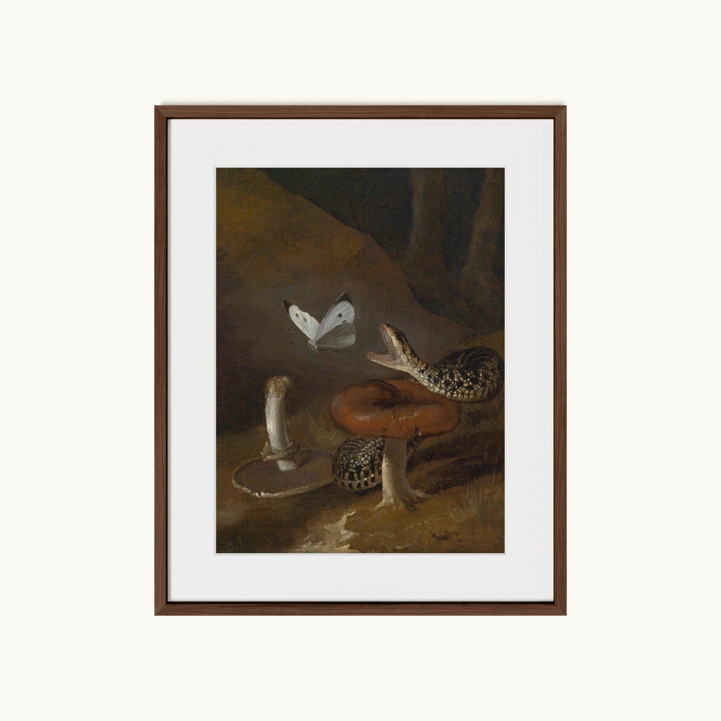 A Sous-bois Still Life with a Snake