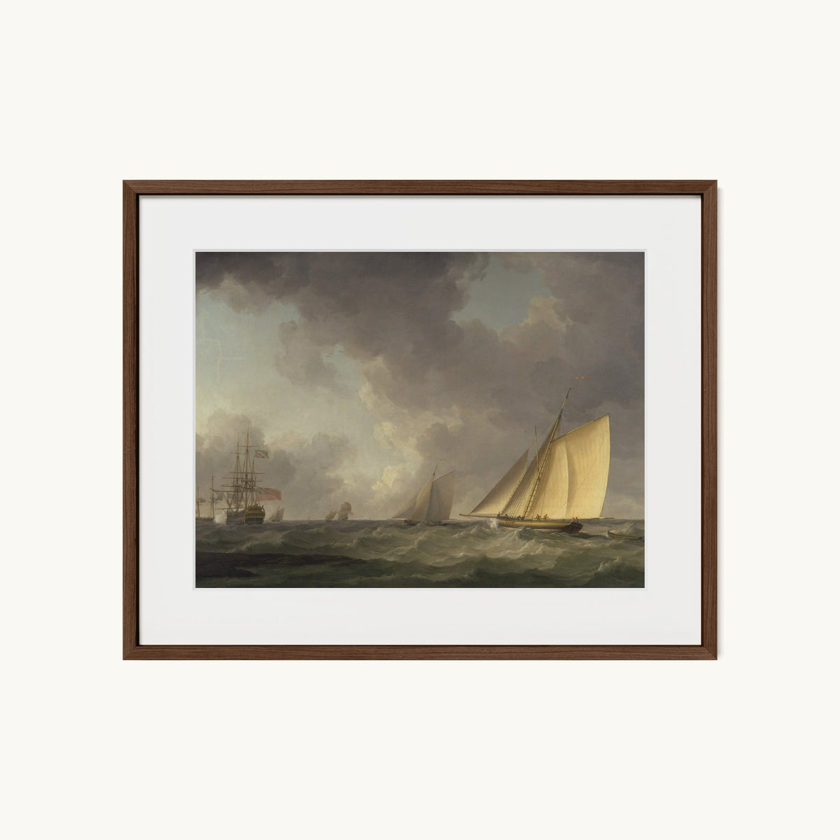 Cutter Close Hauled in a Fresh Breeze