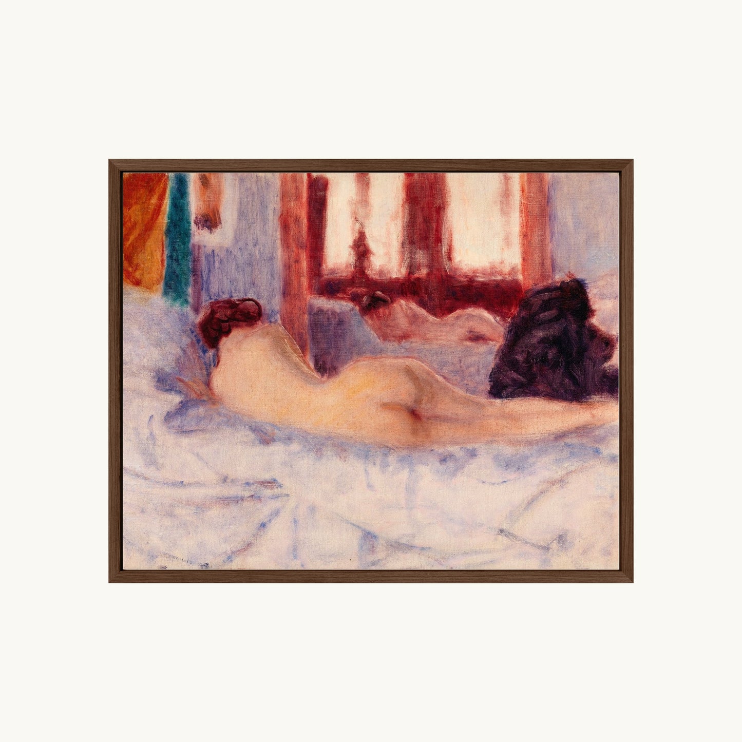 A Reclining Nude before a Mirror