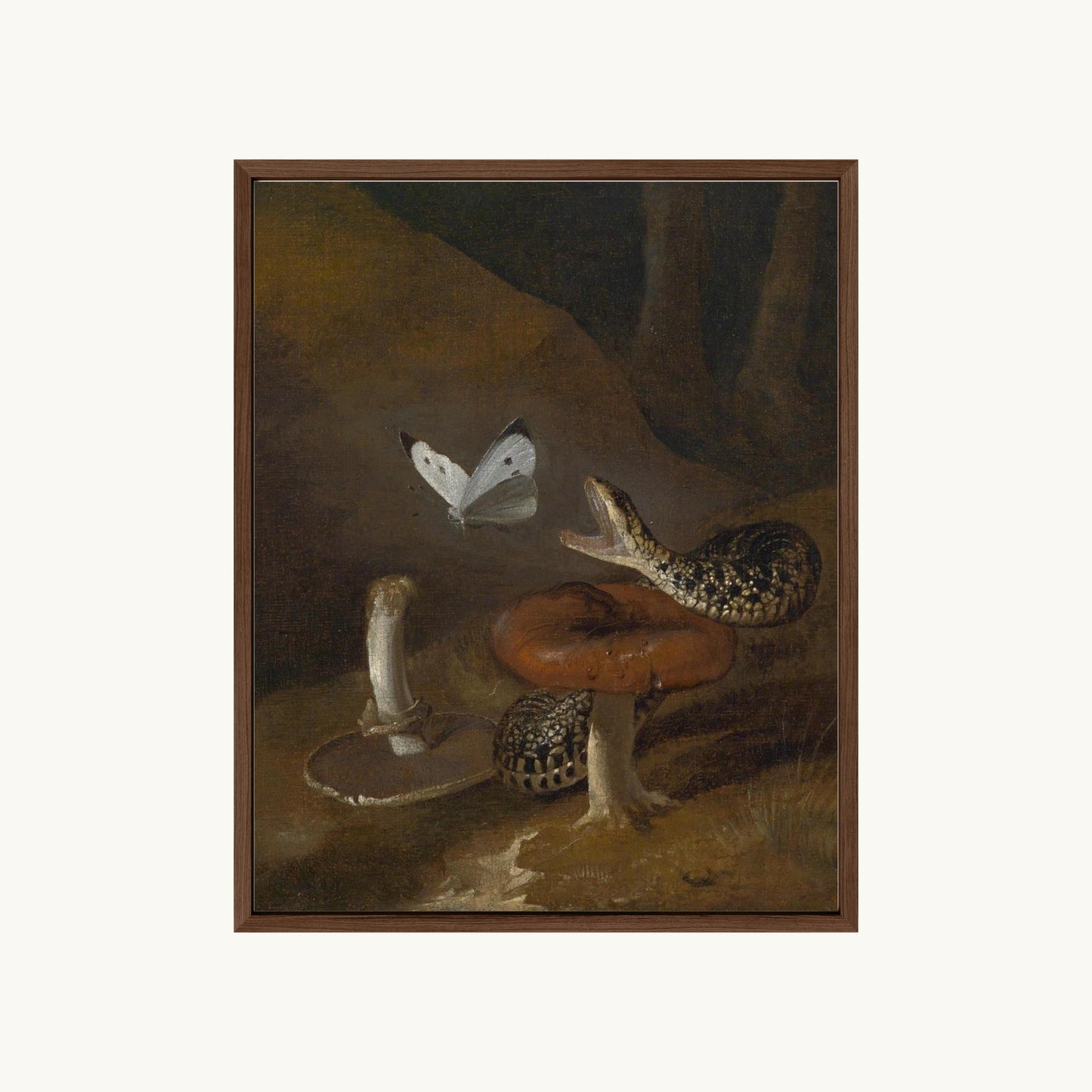 A Sous-bois Still Life with a Snake