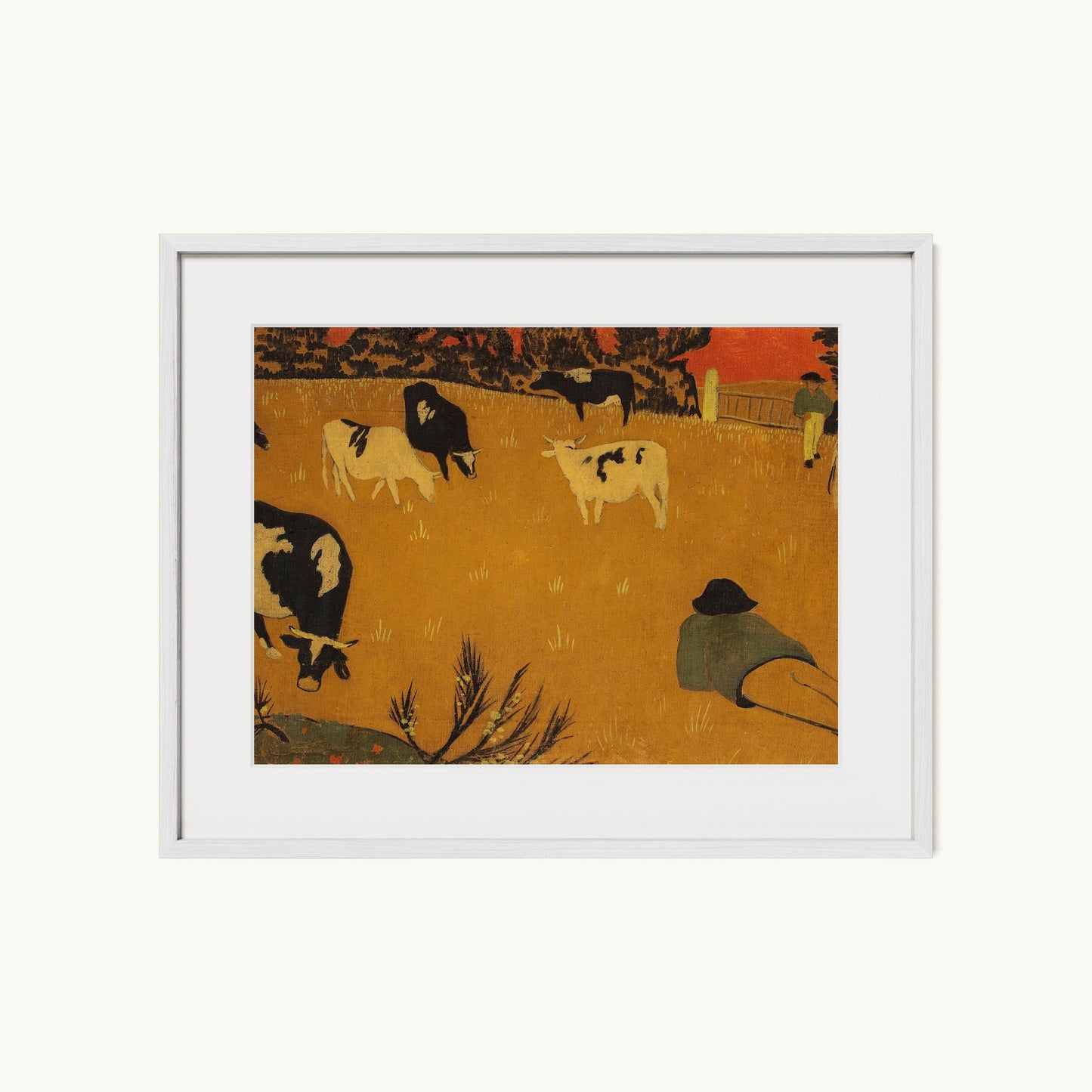 Breton Panel with Cows