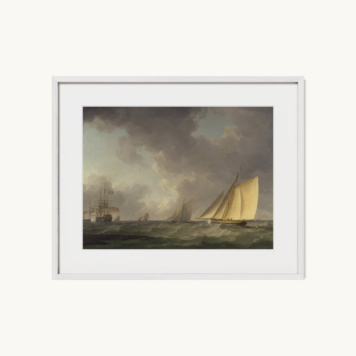 Cutter Close Hauled in a Fresh Breeze