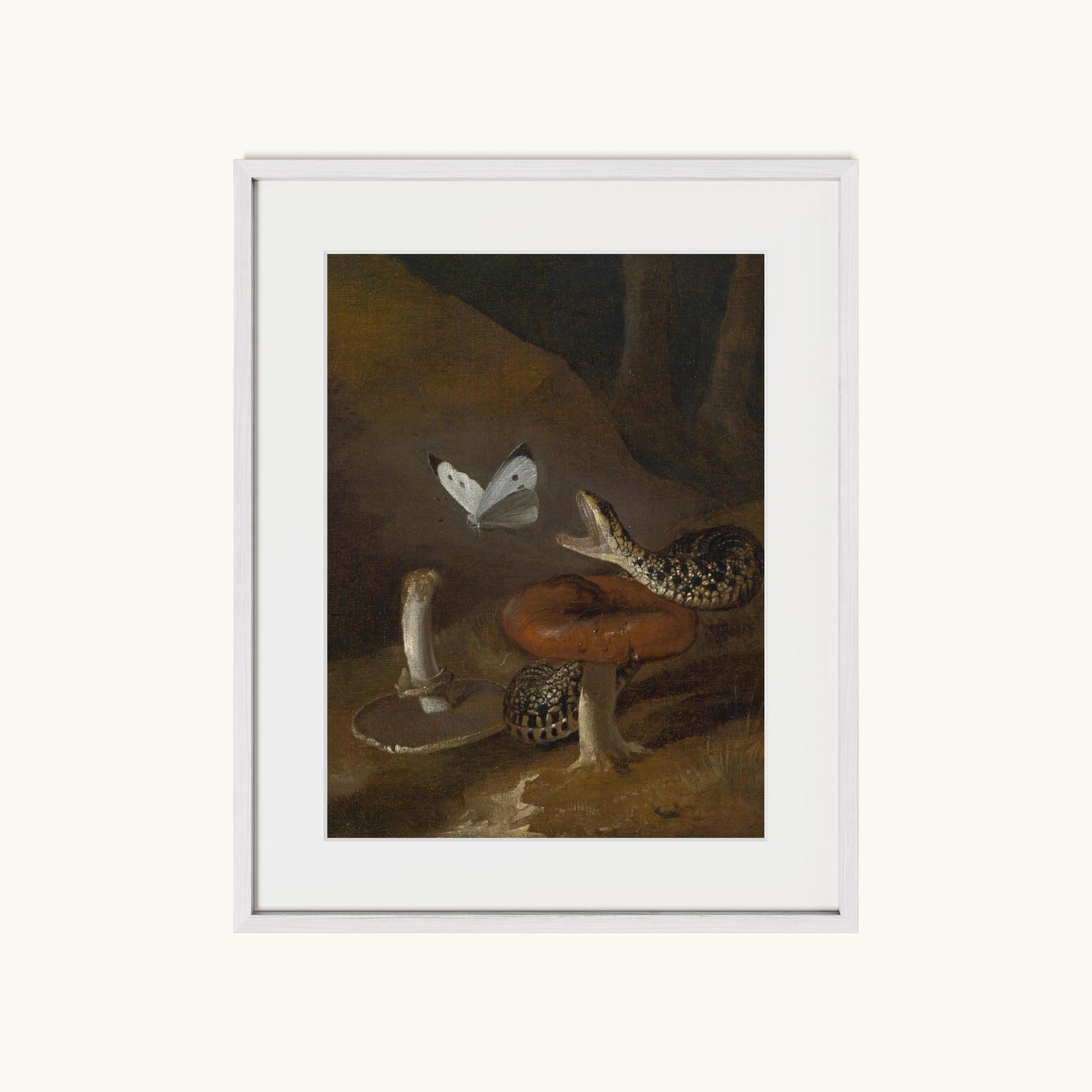 A Sous-bois Still Life with a Snake