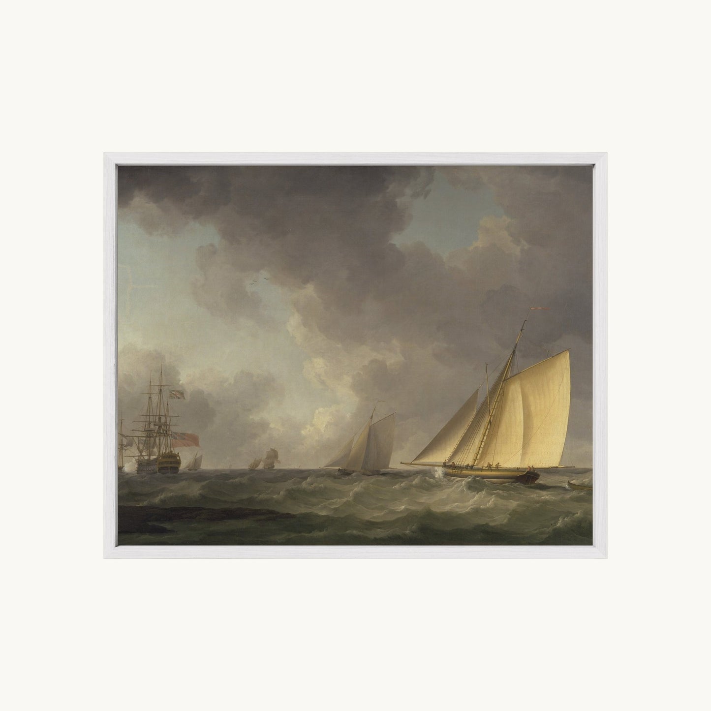 Cutter Close Hauled in a Fresh Breeze