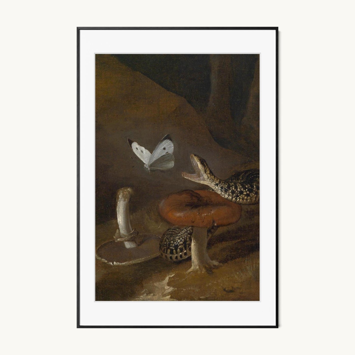 A Sous-bois Still Life with a Snake