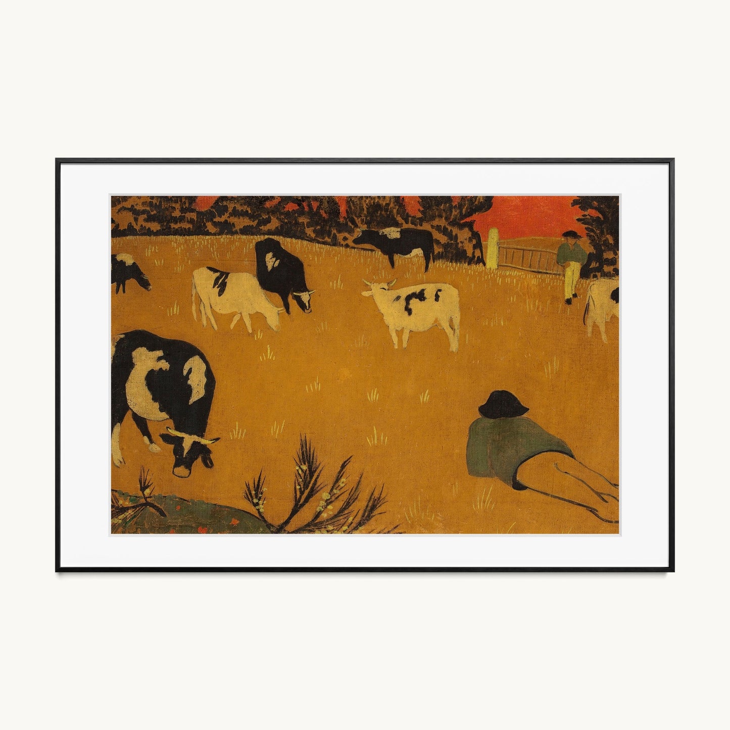 Breton Panel with Cows