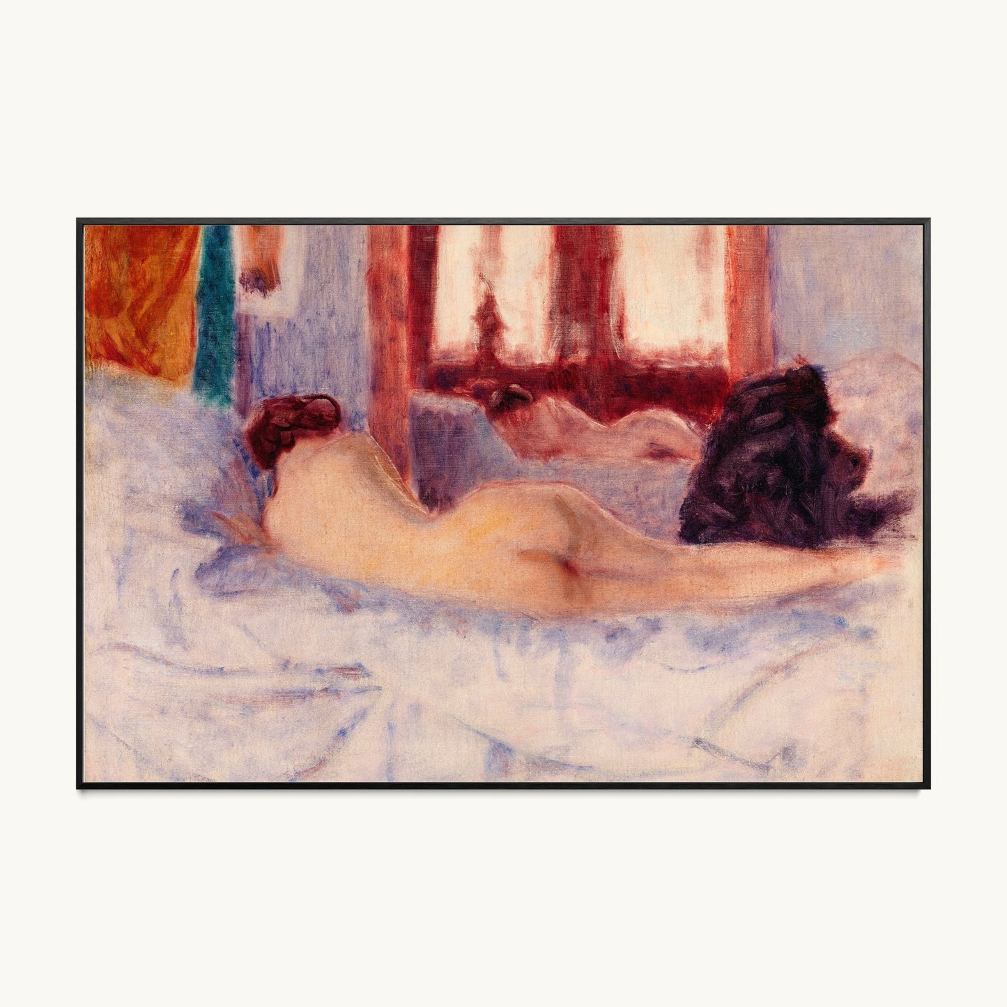 A Reclining Nude before a Mirror