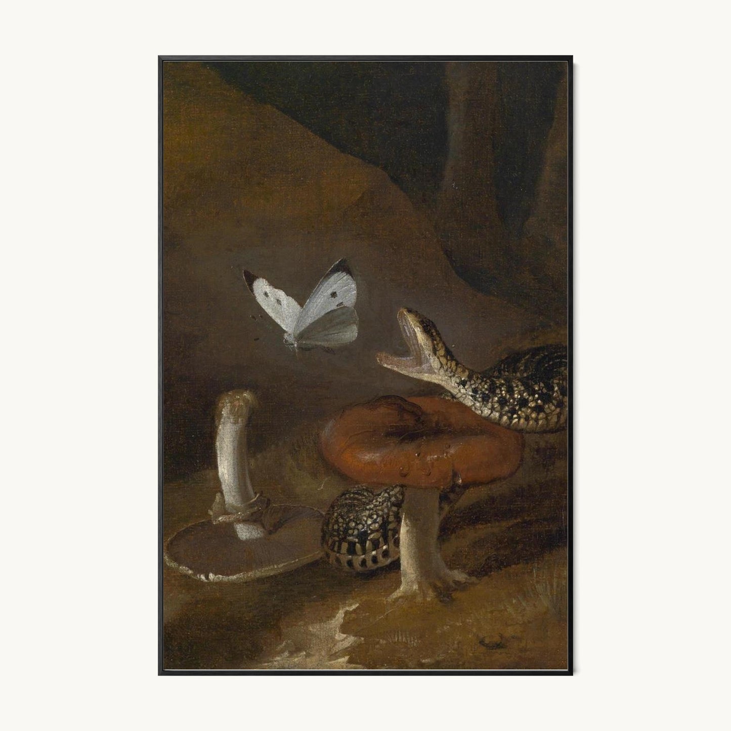 A Sous-bois Still Life with a Snake