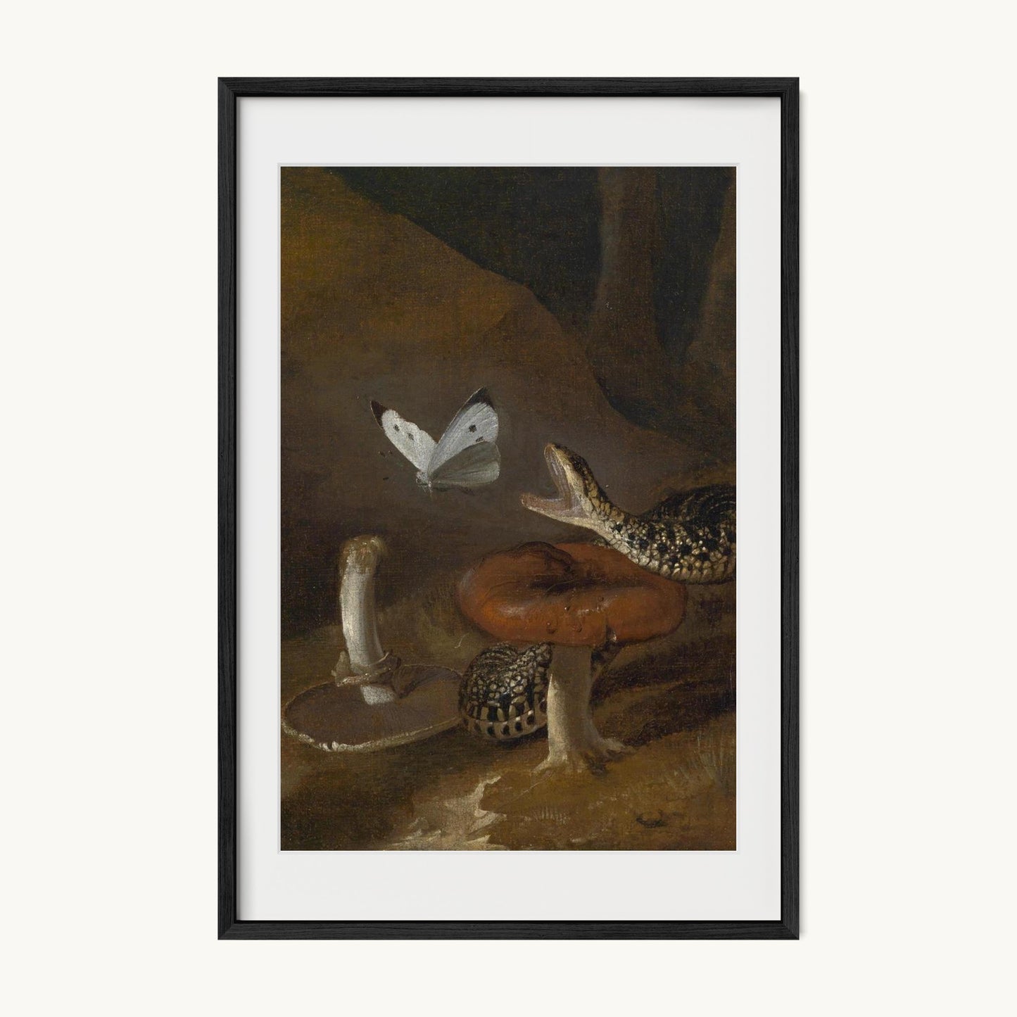 A Sous-bois Still Life with a Snake