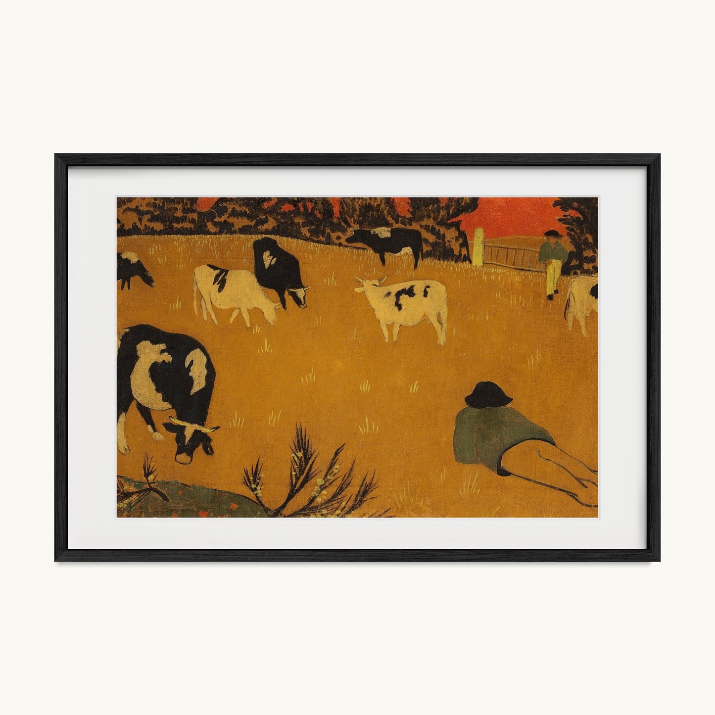 Breton Panel with Cows