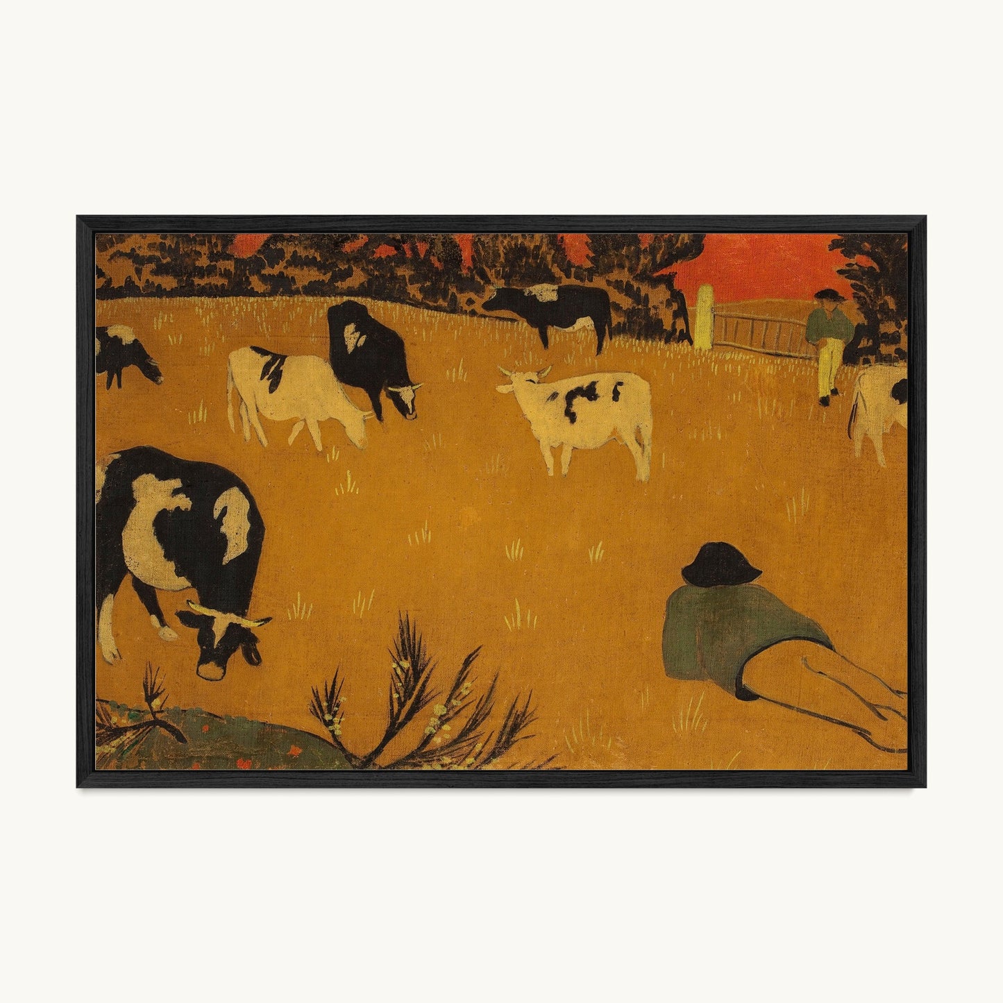 Breton Panel with Cows
