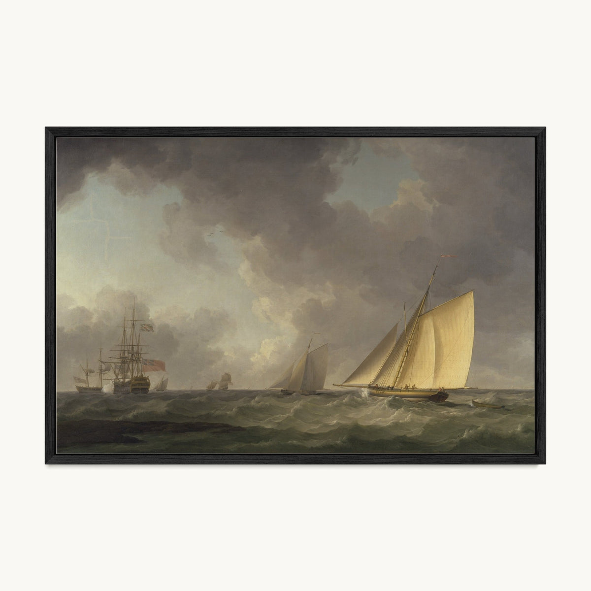 Cutter Close Hauled in a Fresh Breeze