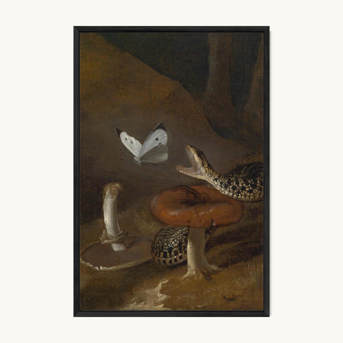 A Sous-bois Still Life with a Snake