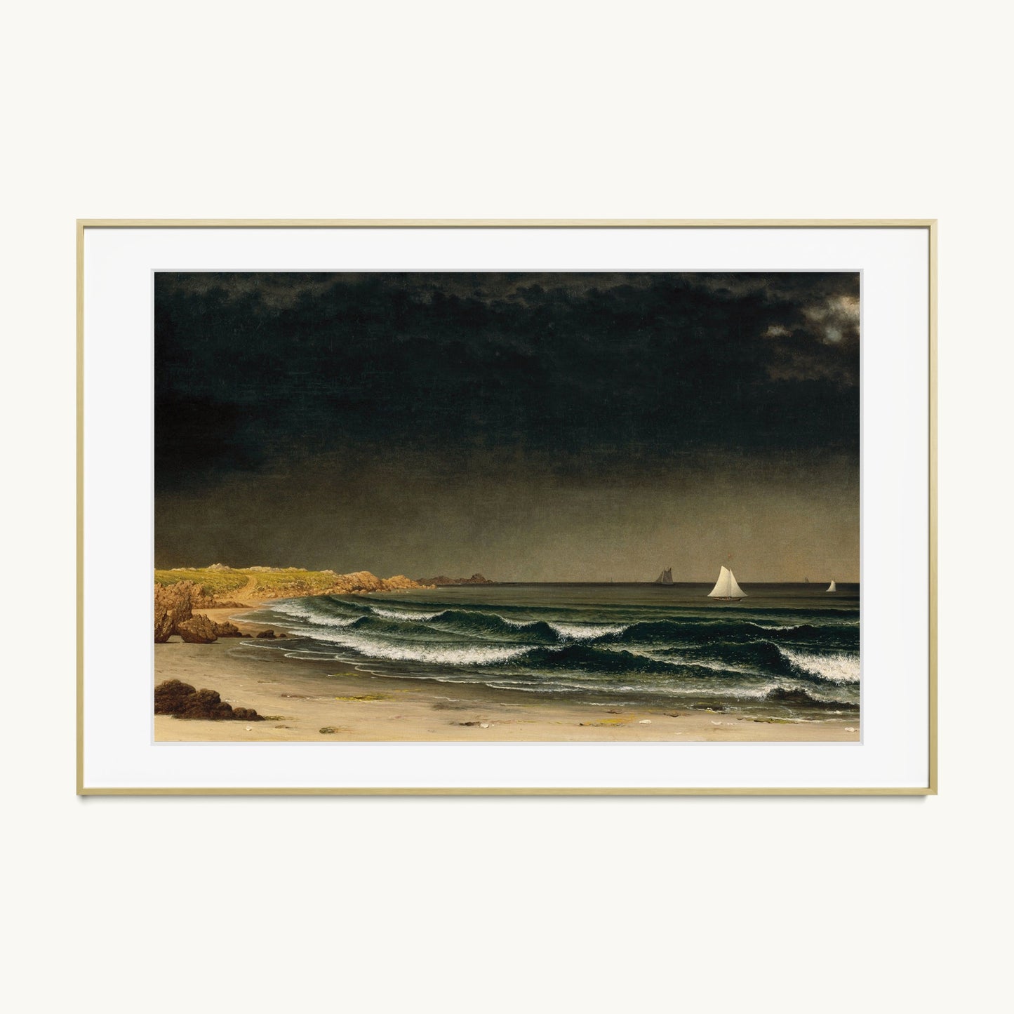 Approaching Storm, Beach near Newport