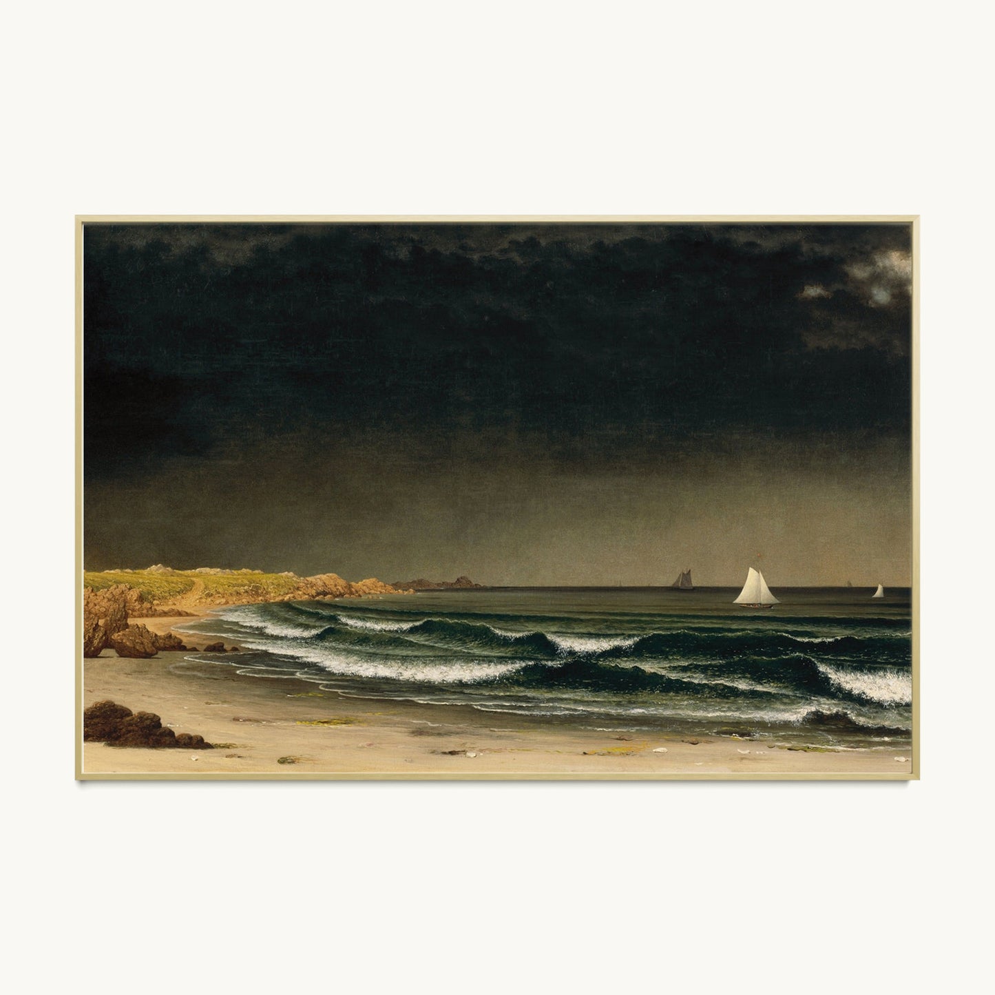 Approaching Storm, Beach near Newport