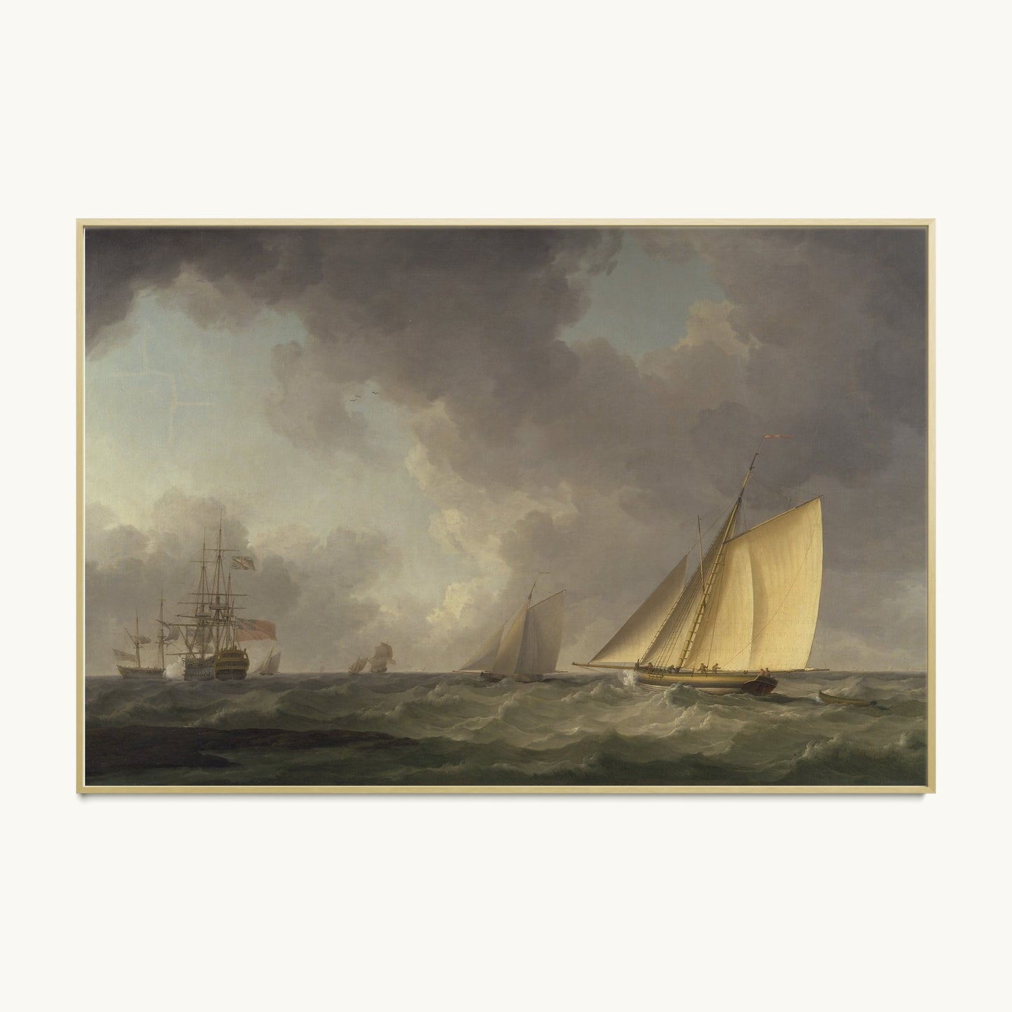 Cutter Close Hauled in a Fresh Breeze